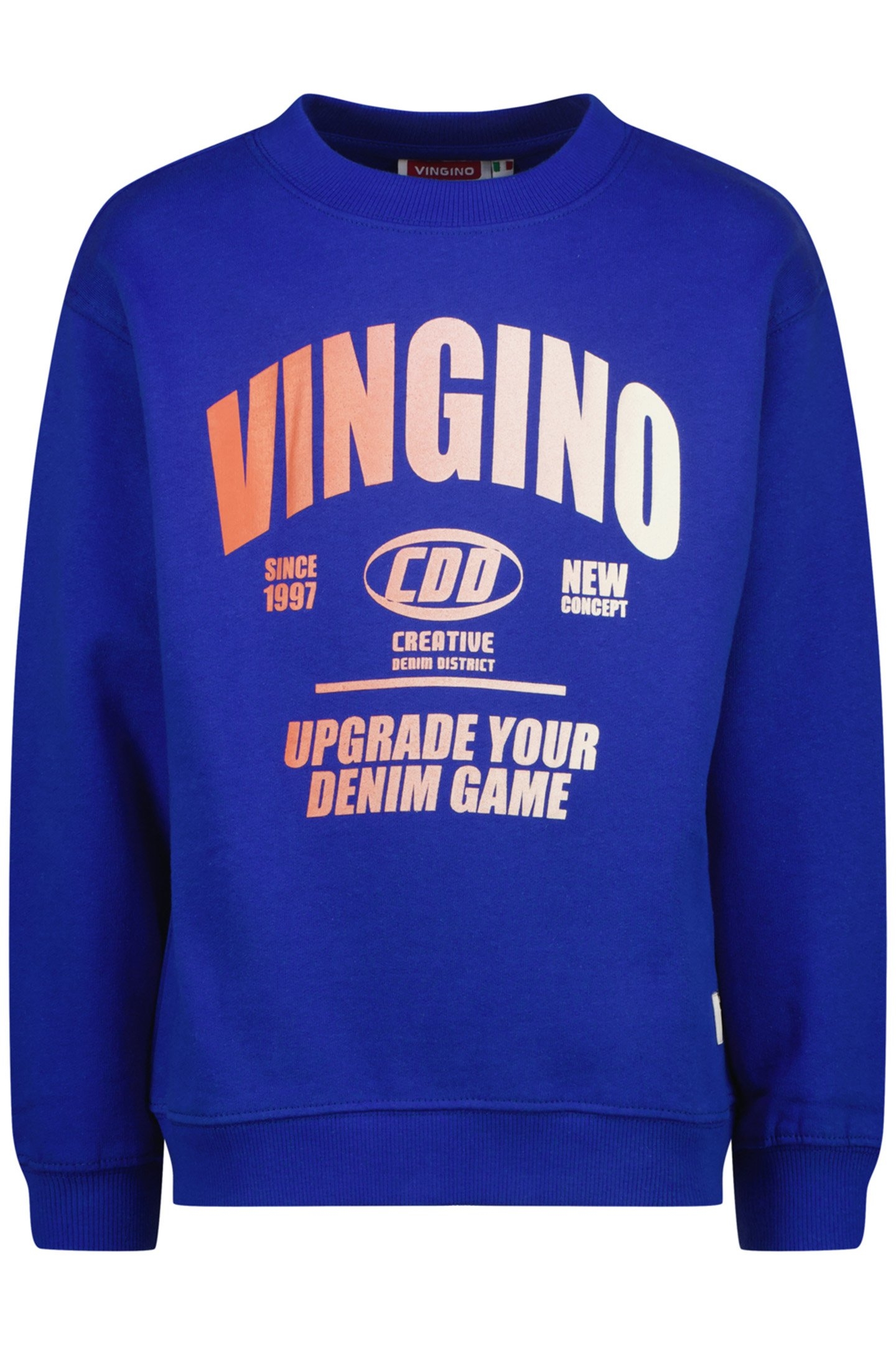 BOYS NAIL SWEATER WEB BLUE 1