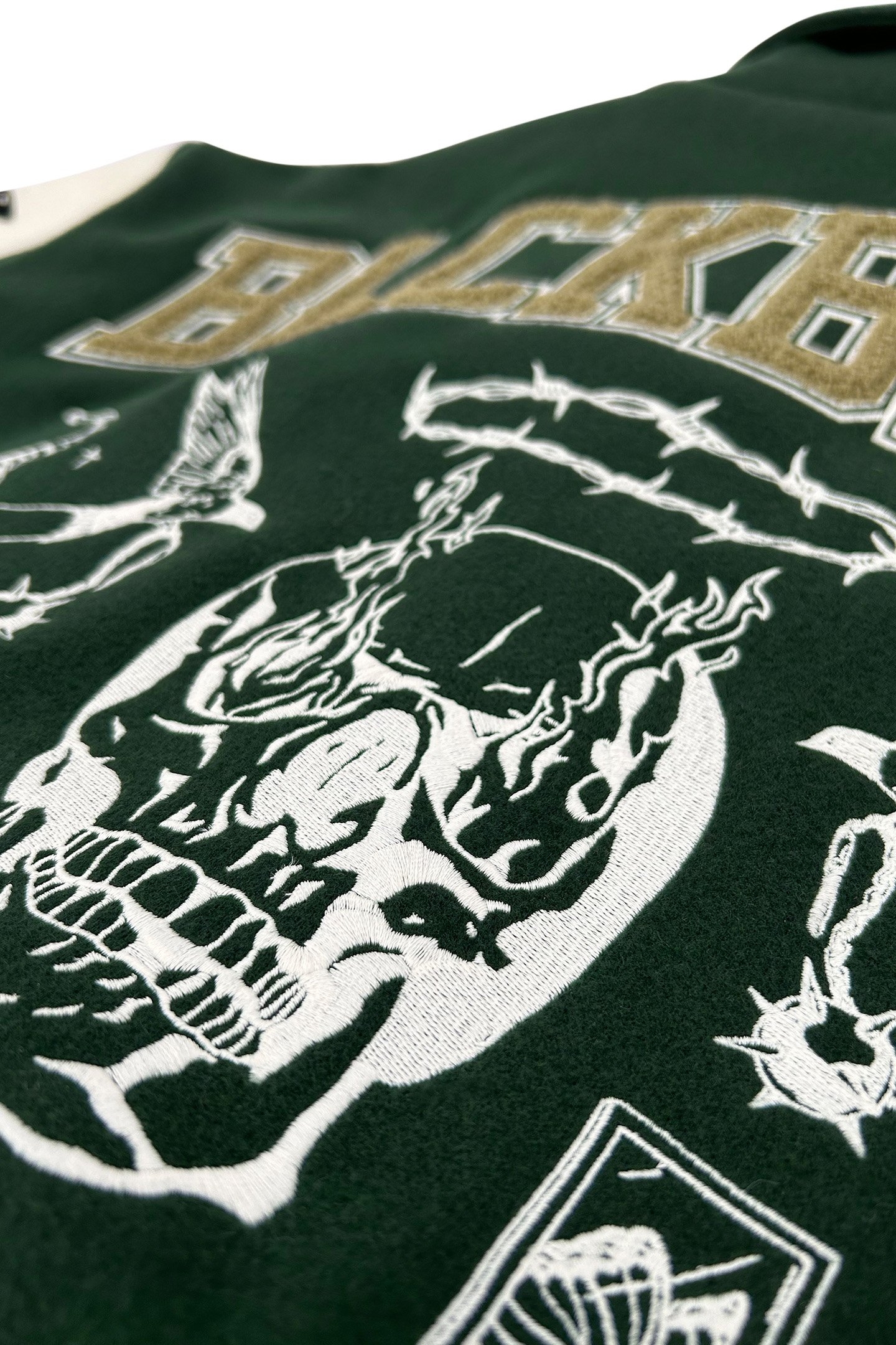 BB X DH VARSITY JACKET GREEN 6