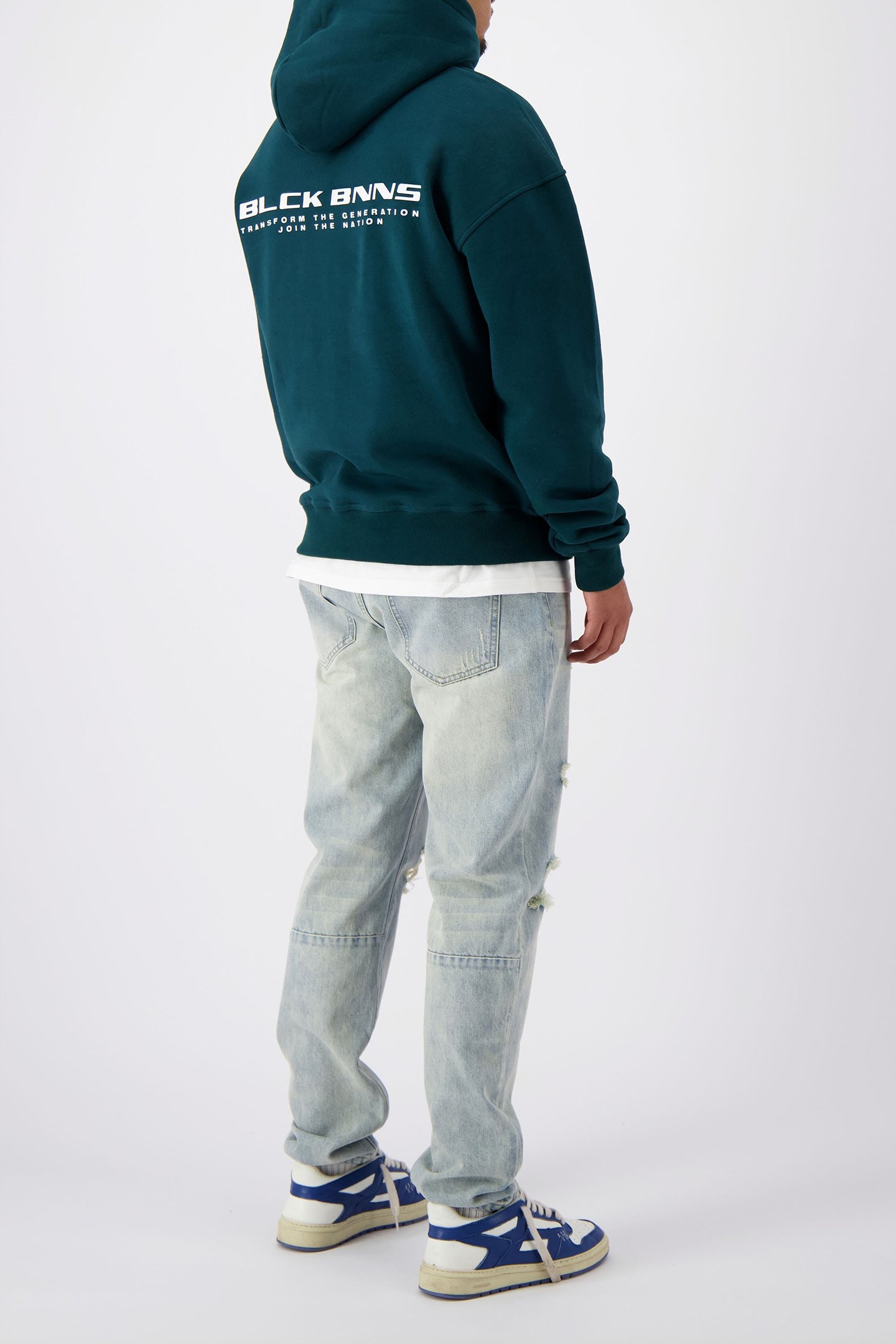 NATION HOODIE PINE GREEN 3