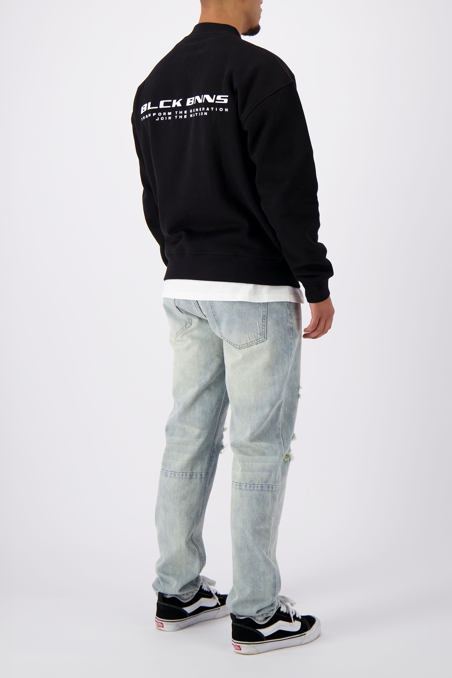 NATION CREWNECK BLACK 6