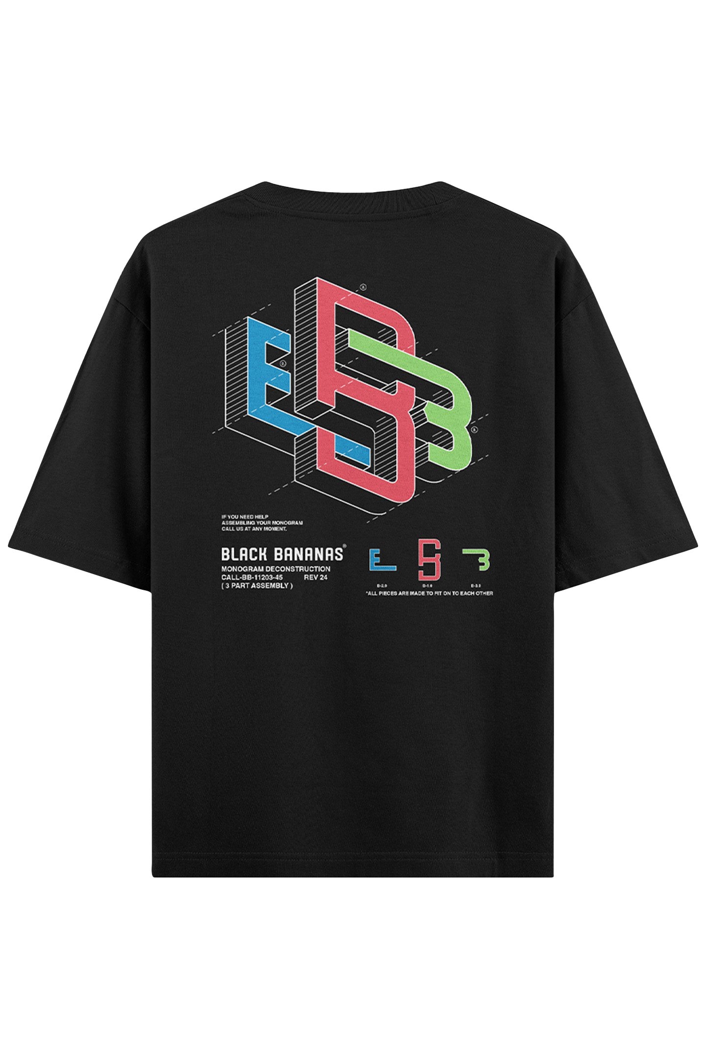 DECONSTRUCTION T-SHIRT BLACK 5