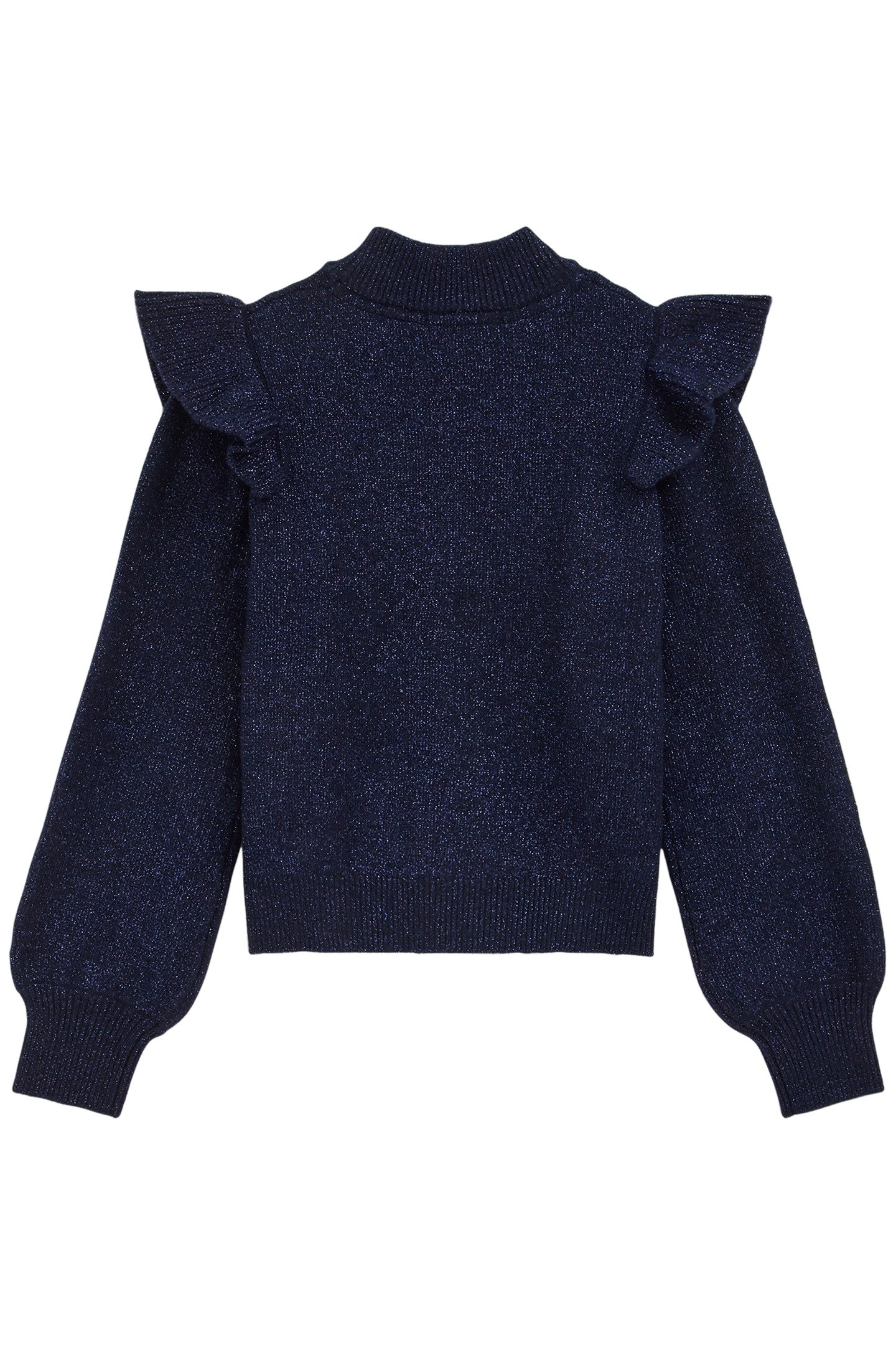 KNITTED PULLOVER DARK BLUE 4