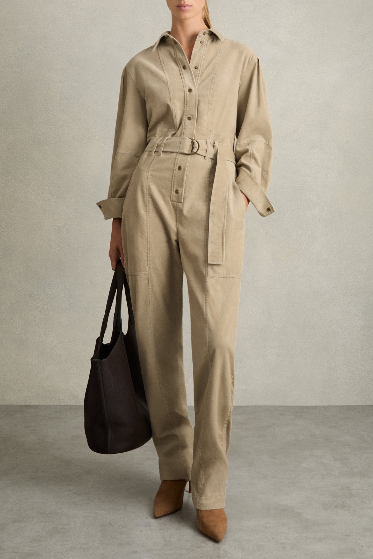 TAPERED JUMPSUIT NEUTRAL 1