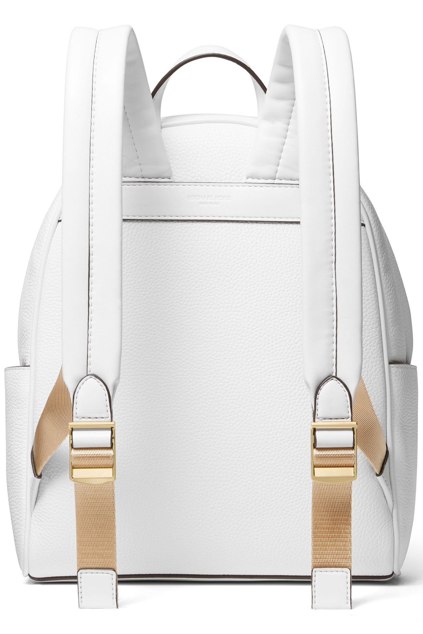 LEATHER BACKPACK IN WHITE 3