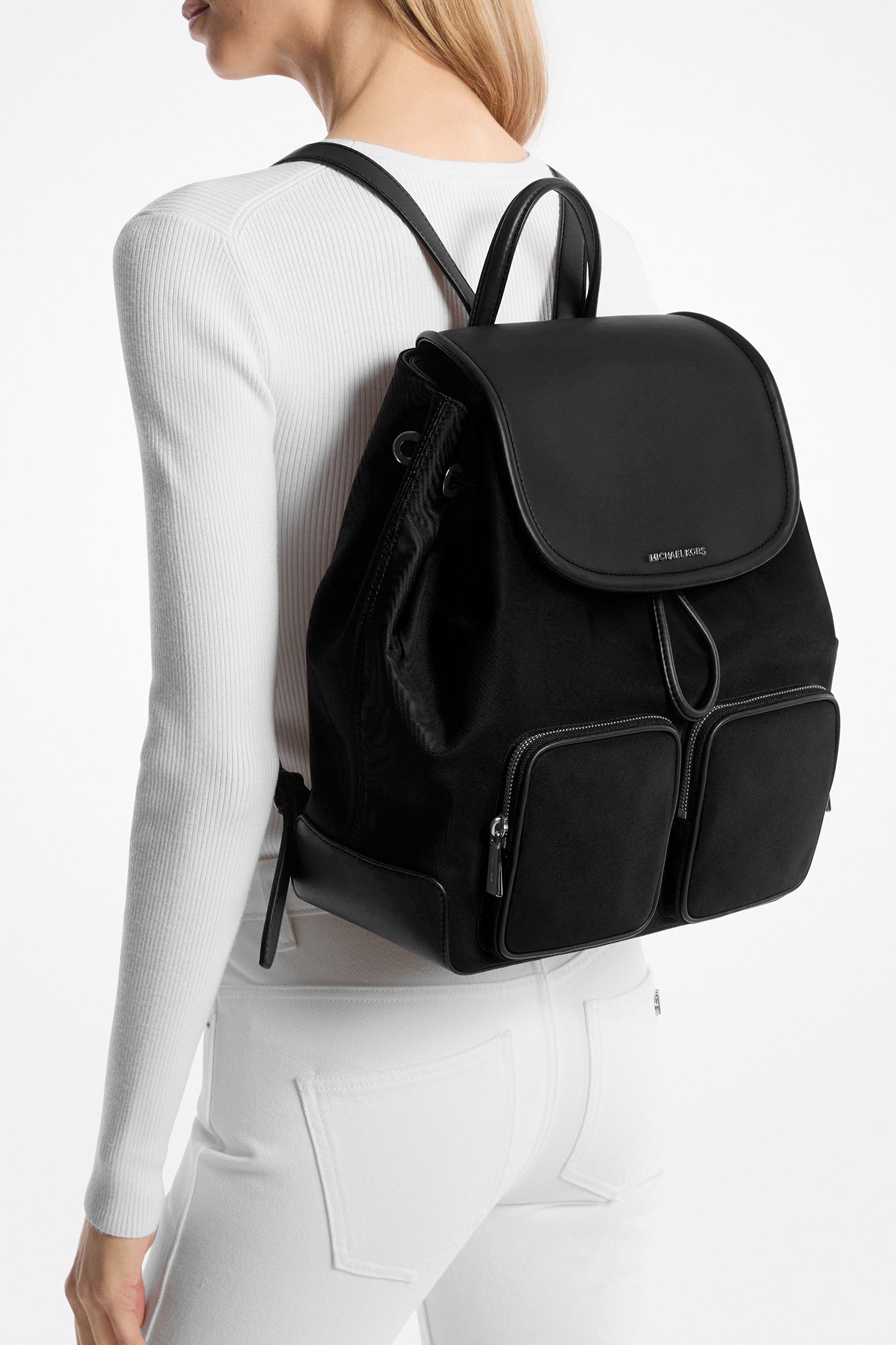 LARGE BACKPACK IN BLACK 2