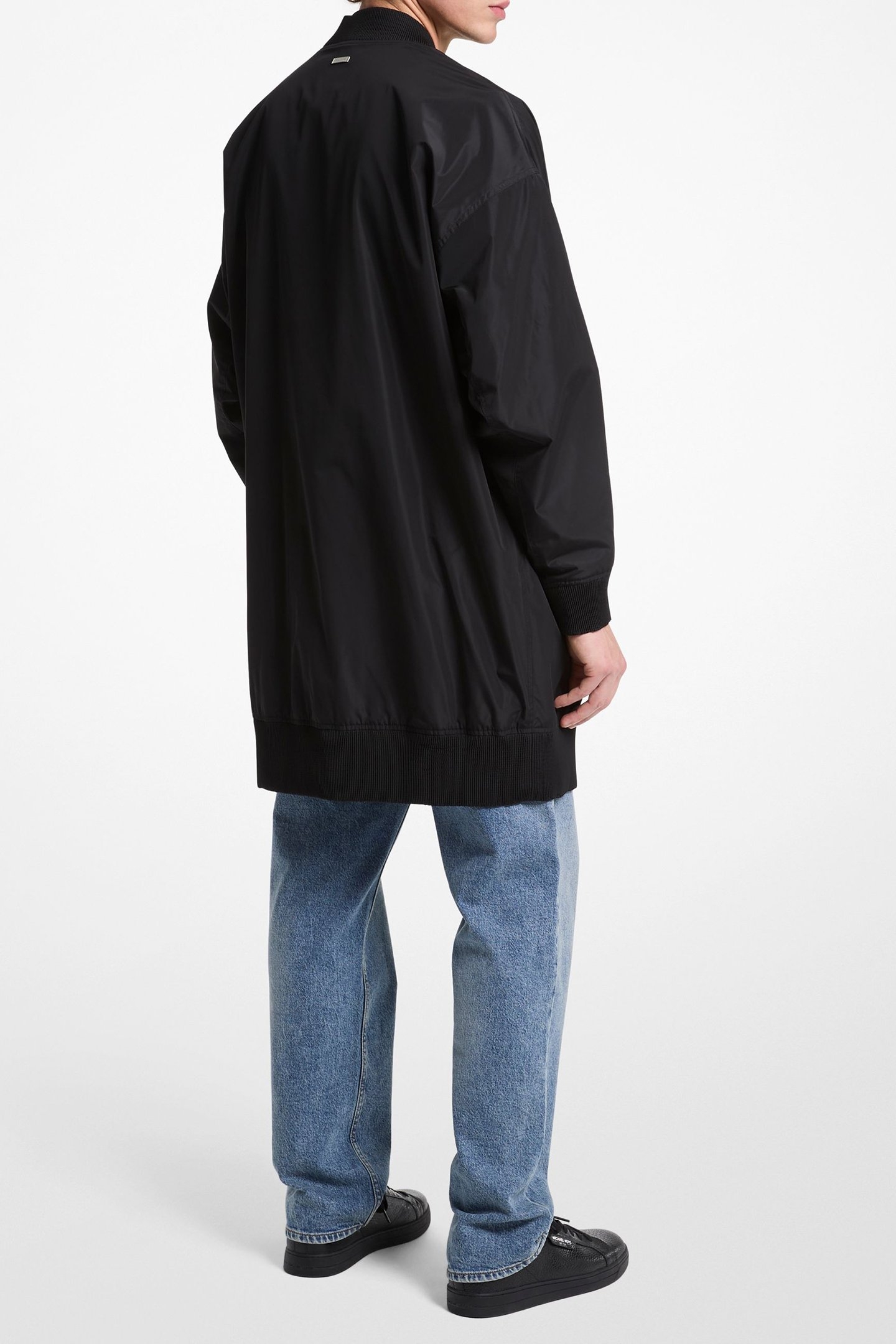 LONG BOMBER BLACK 2