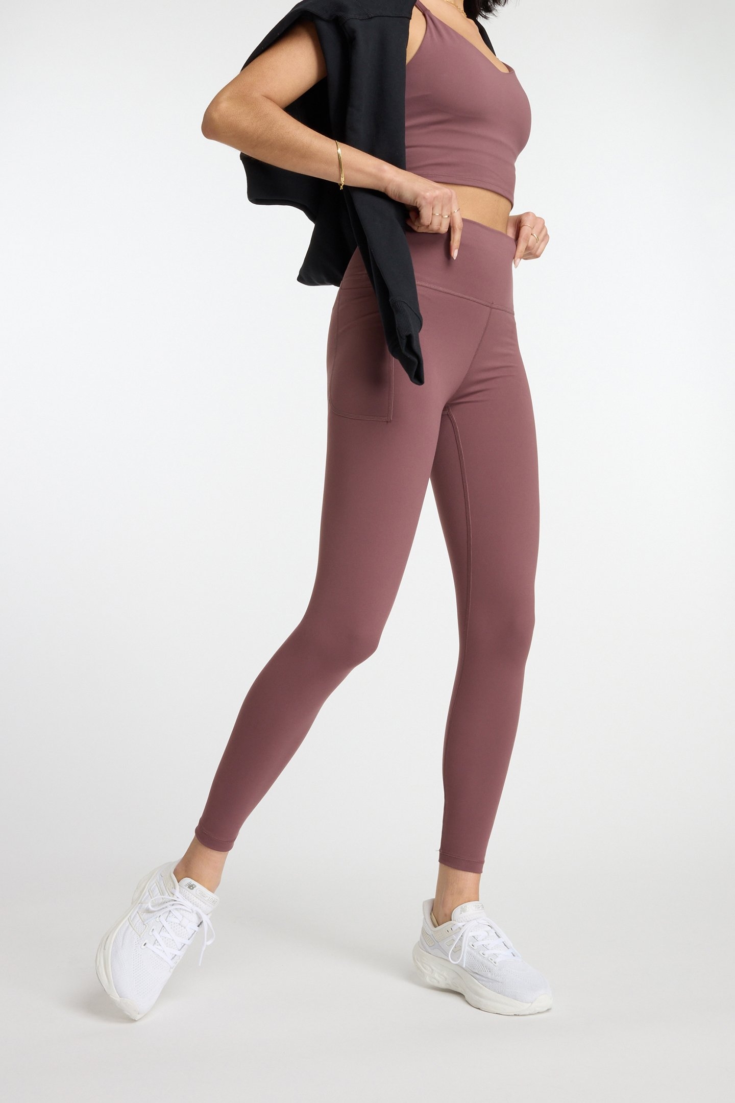 NB HARMONY POCKET HIGH RISE LEGGING LICORICE 4