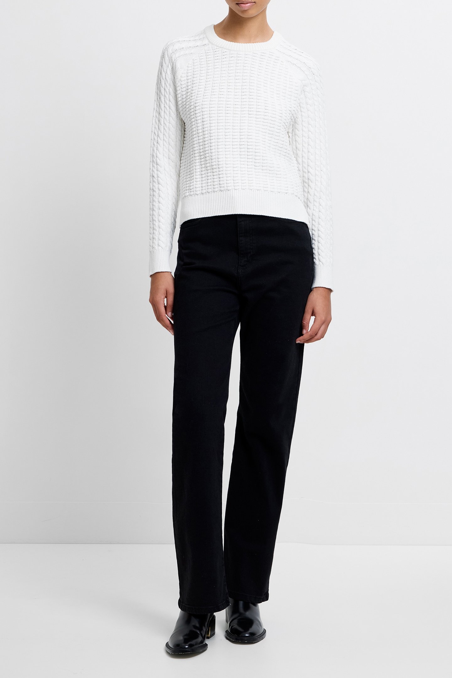 MOZART POPCORN CABLE JUMPER WINTER WHITE 3