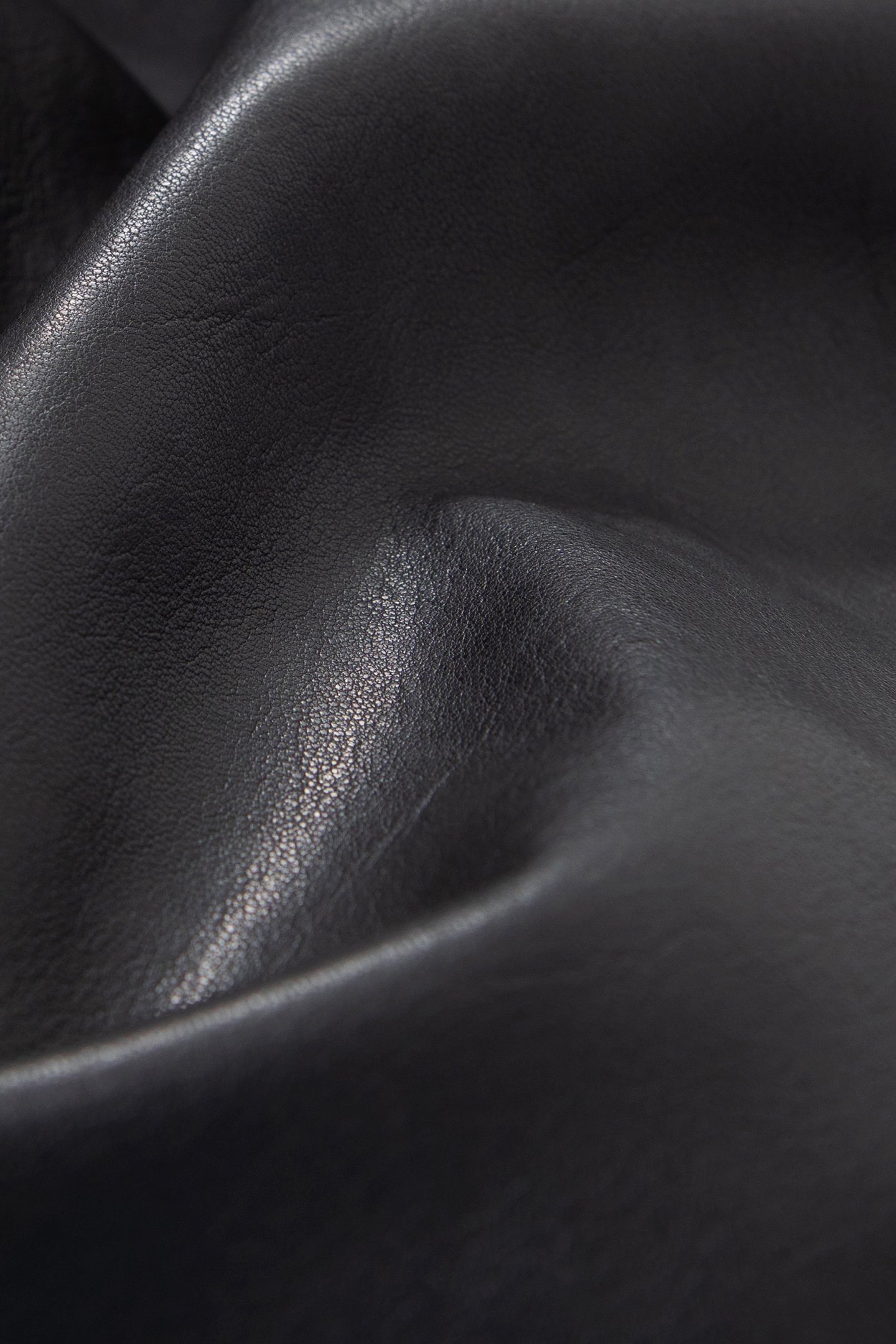 LWG-CERTIFIED BLACK LEATHER JACKET BLACK 7