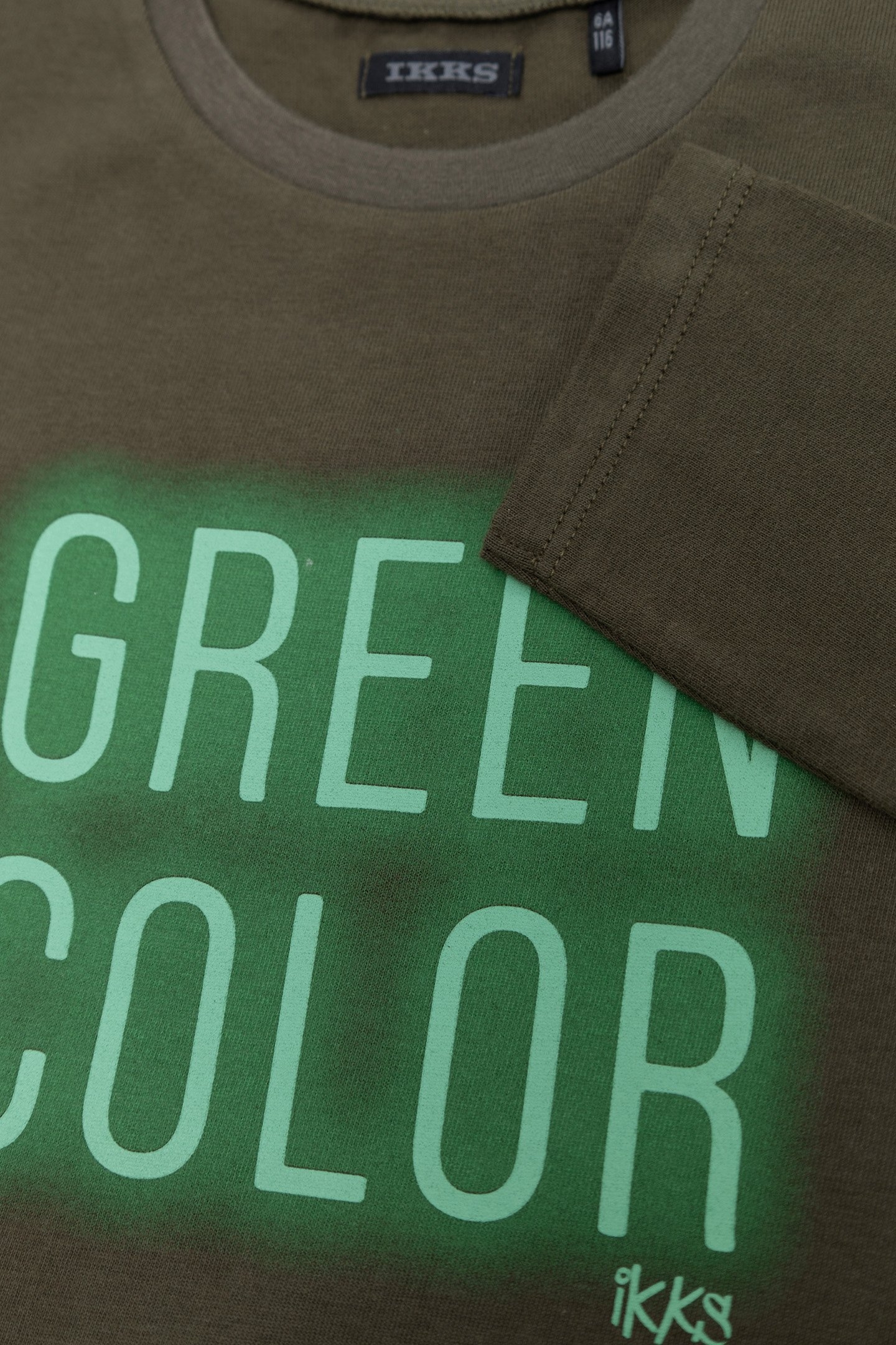 BOY'S KHAKI MESSAGE T-SHIRT 5