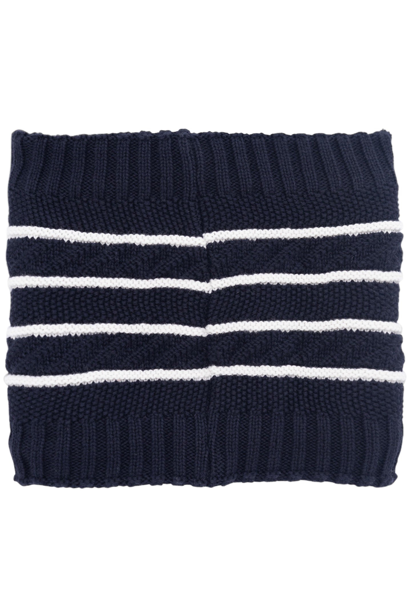 BOY'S NAVY KNITTED FURRY SNOOD 2