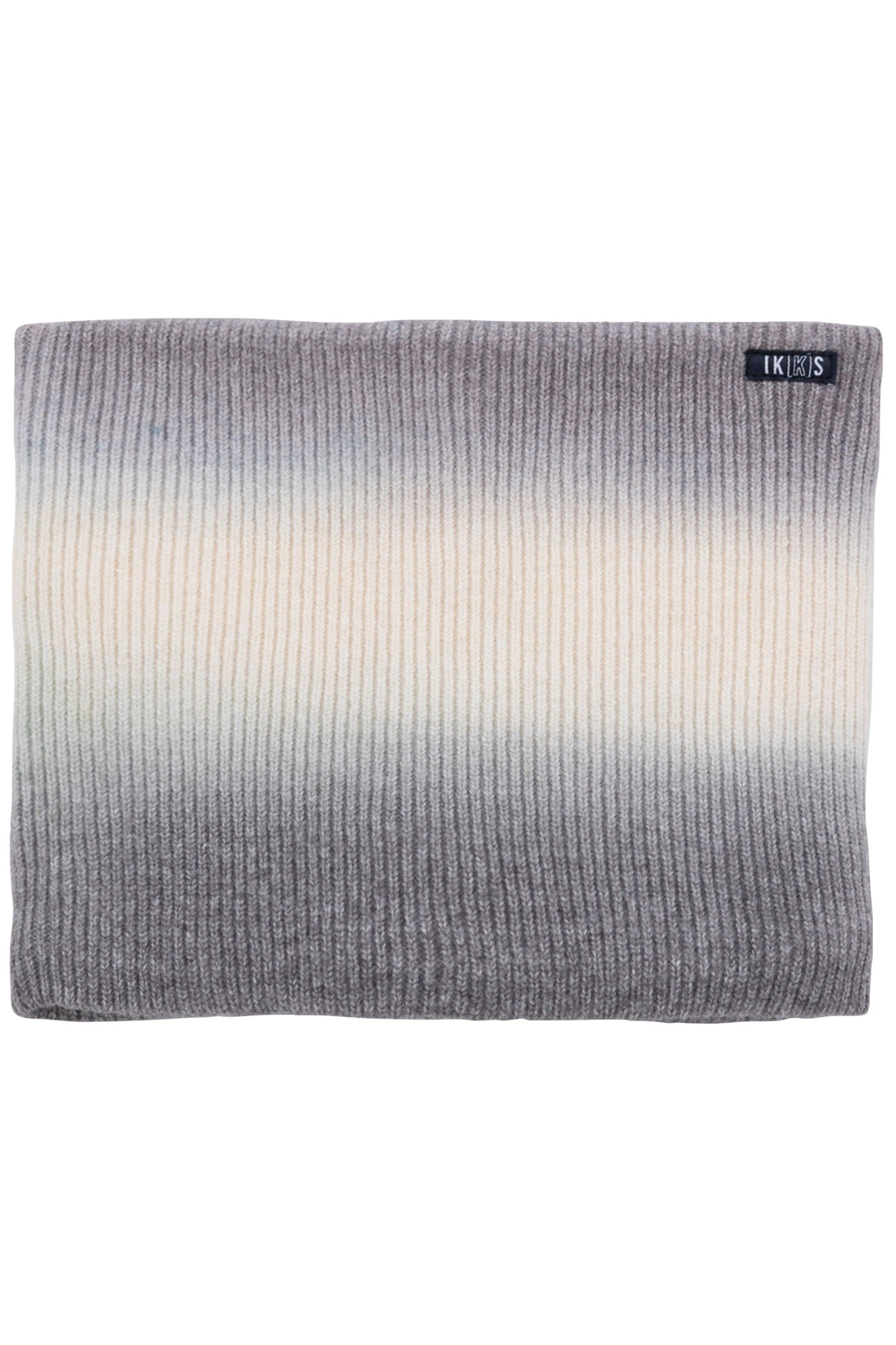 BOY'S GREY TIE-AND-DYE KNIT SNOOD 1