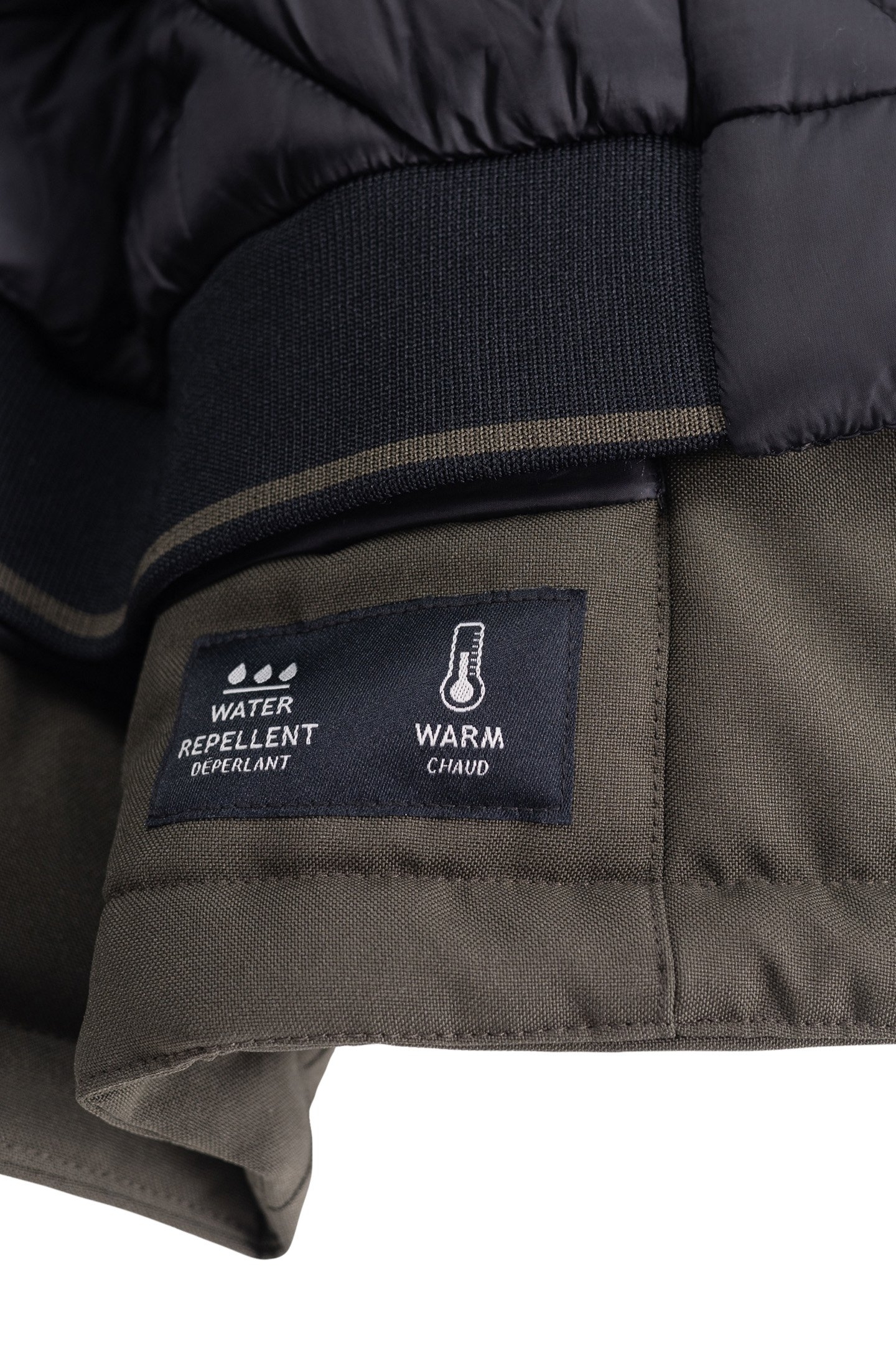 BOY'S 2-IN-1 KHAKI PARKA WITH BLACK QUILTED JACKET 7