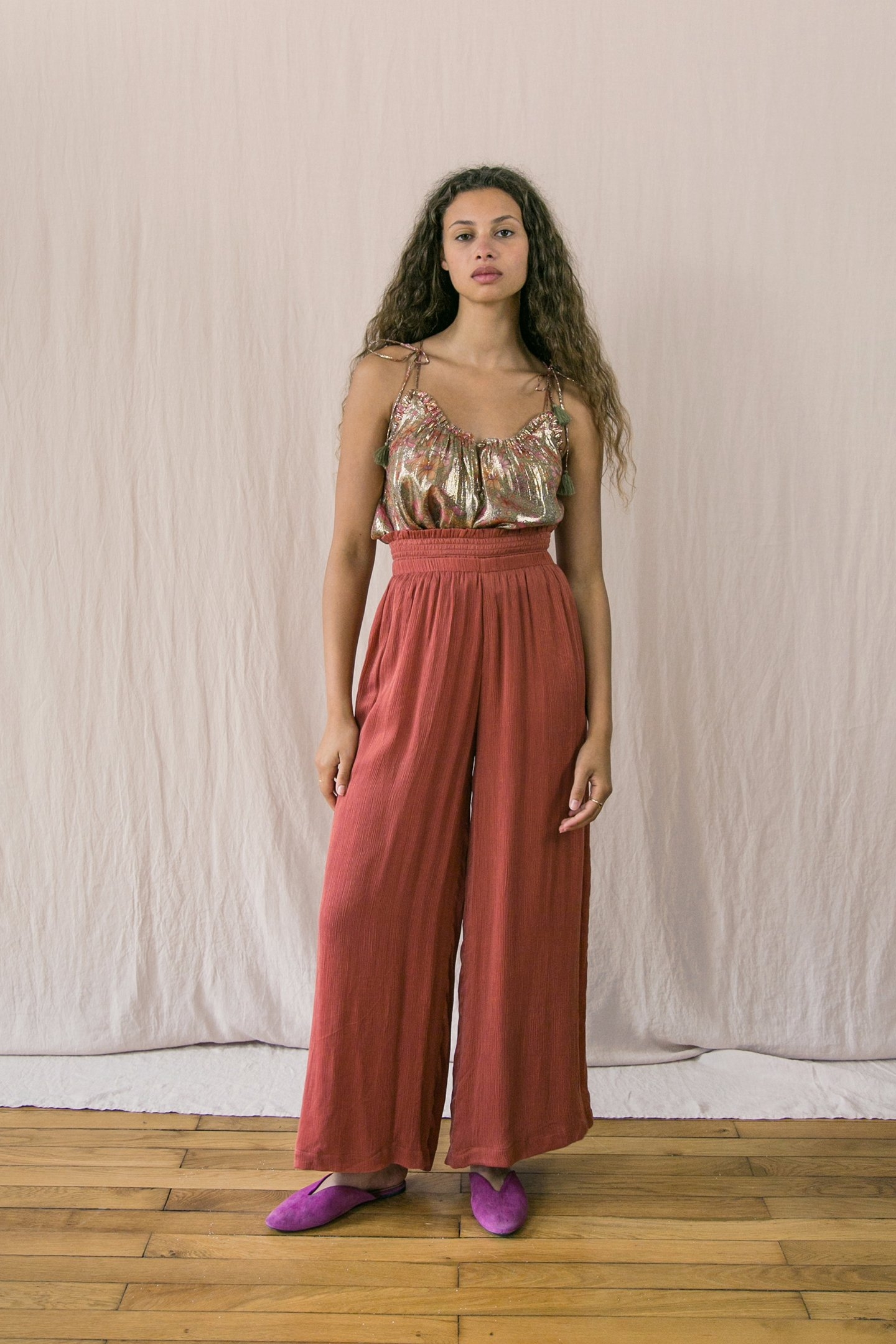PANTS OLIVIA TERRACOTTA 1