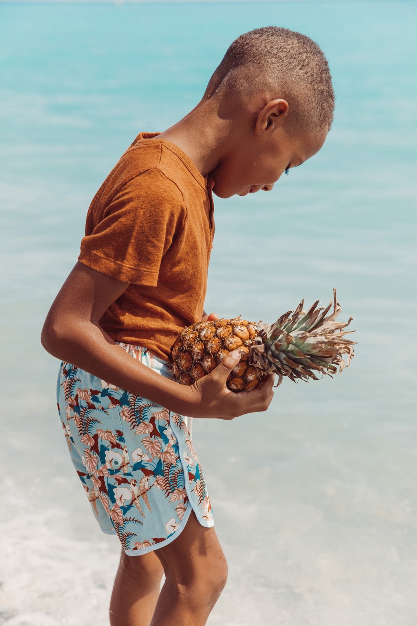 SWIM SHORTS ADERI BLUE BIRDS 4