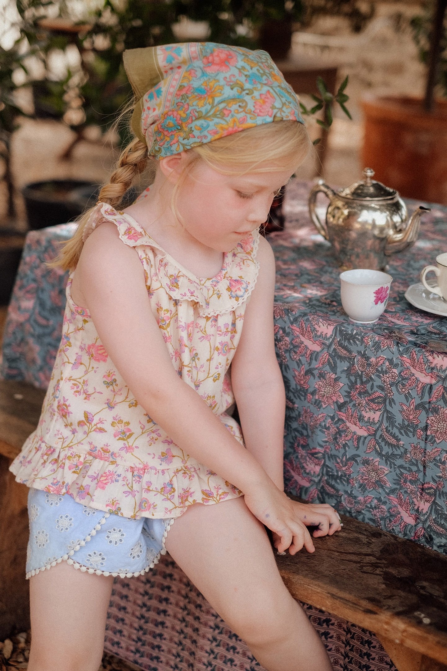 BLOUSE ZELIE CREAM BUCOLIA FIELDS 1