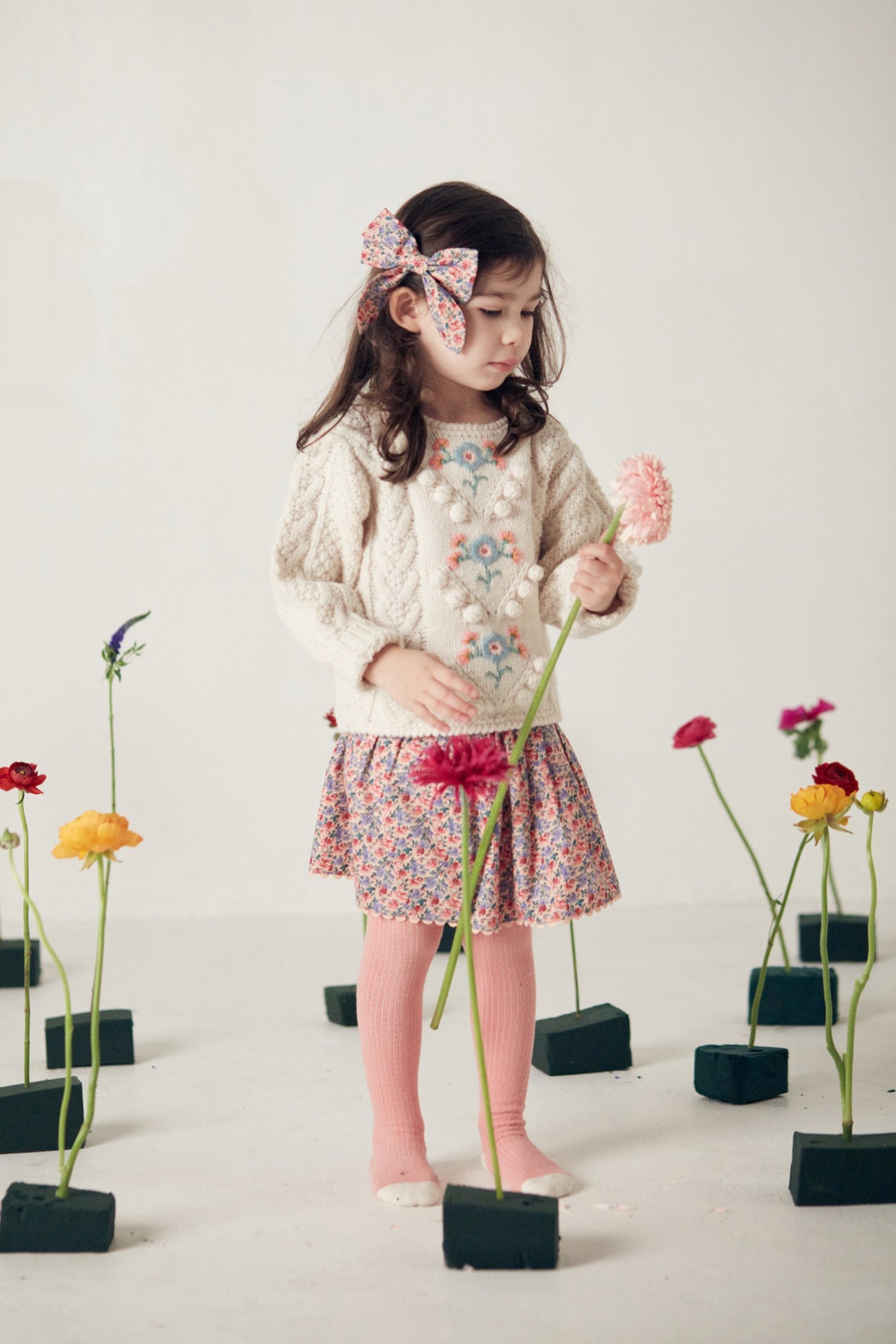 SKIRT CEPHEE BLUSH FLORAL WORLD 1