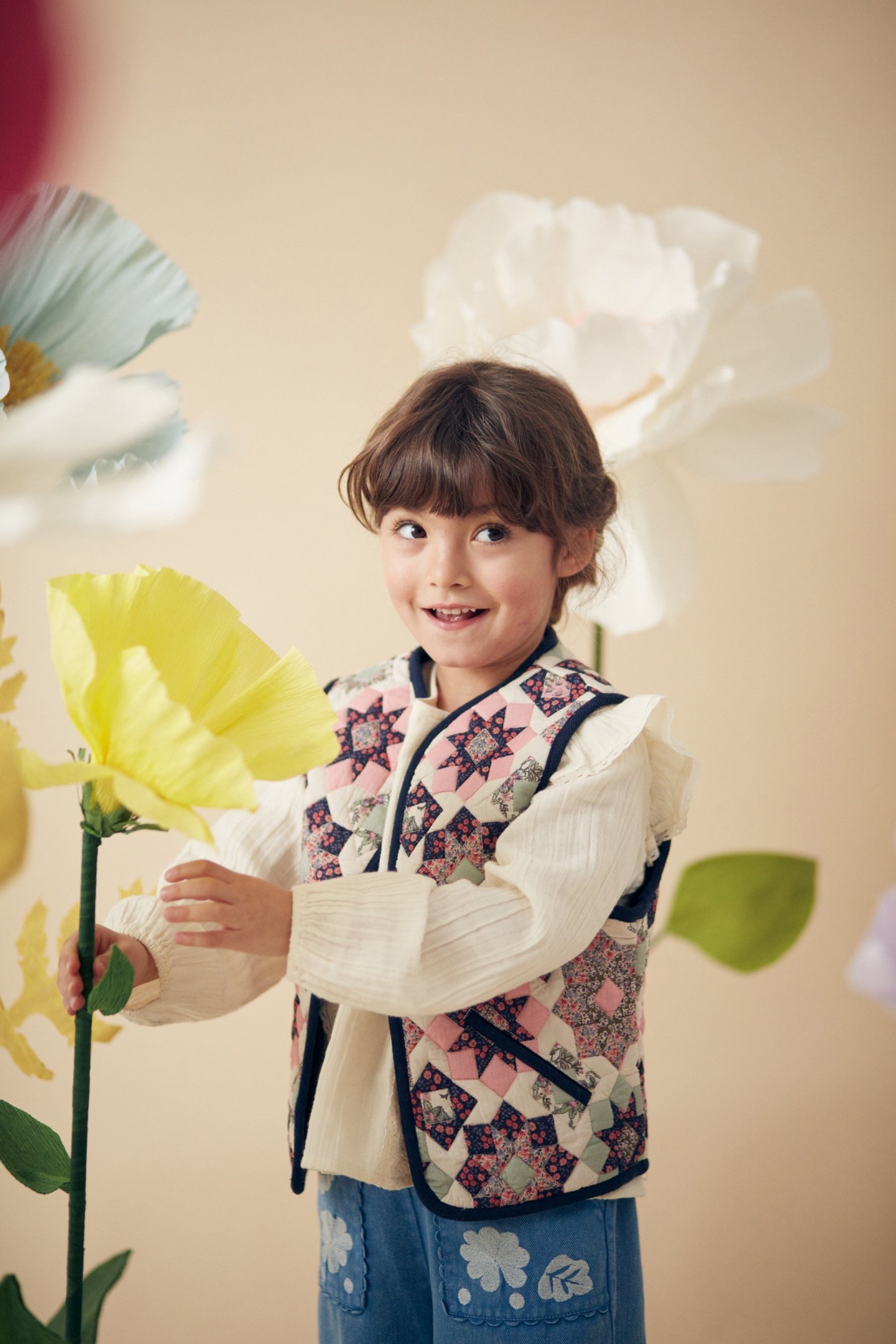 REVERSIBLE VEST ANDRESA SMALL STAR PATCHWORK 5