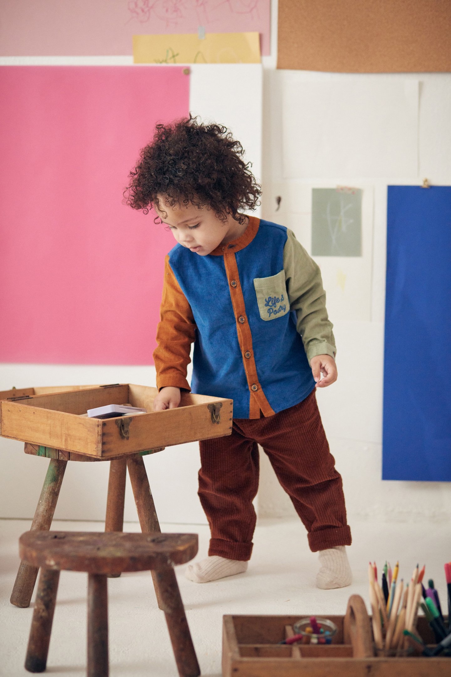 SHIRT AMOD WORK BLUE 1