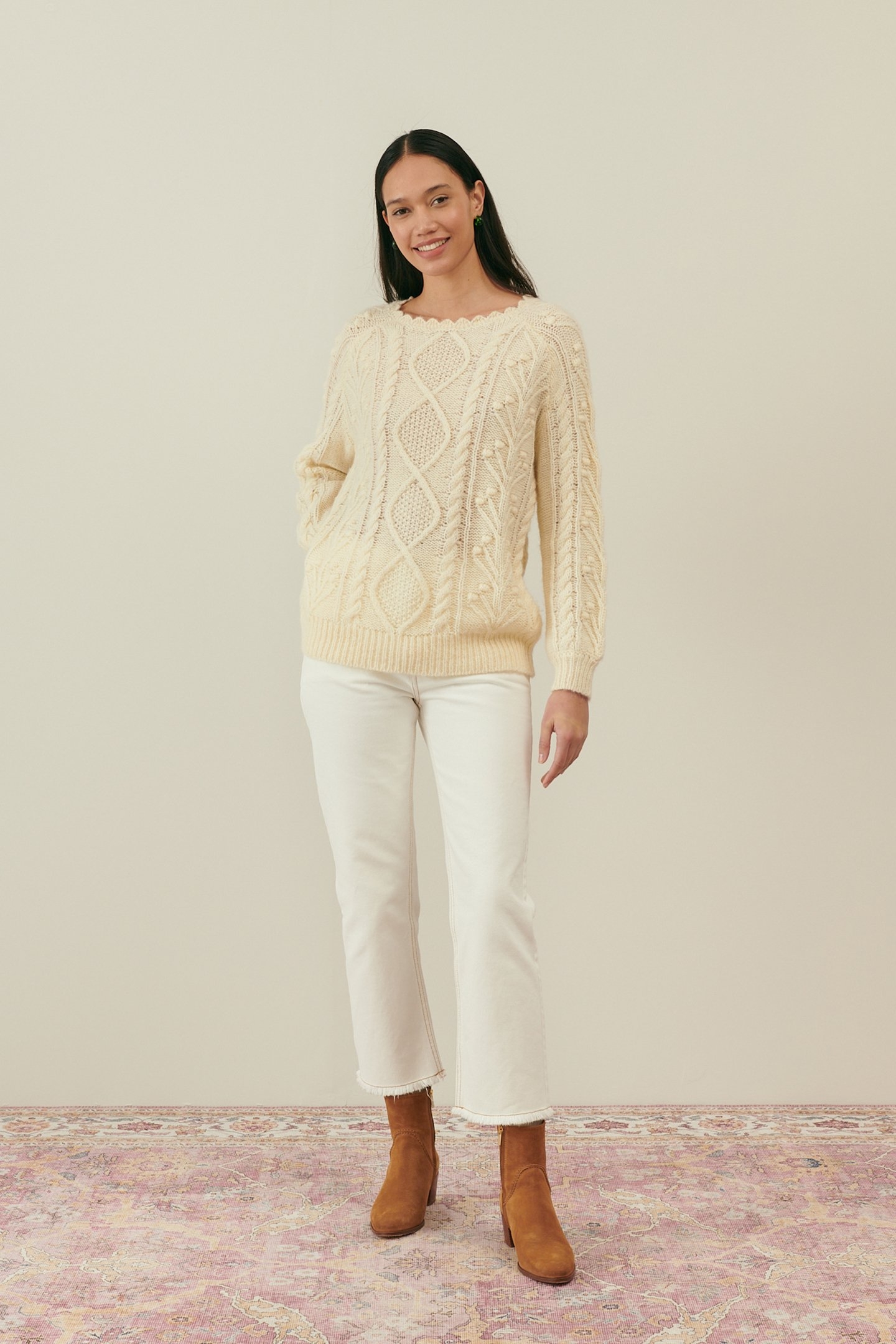 JUMPER IRLA CREAM 1