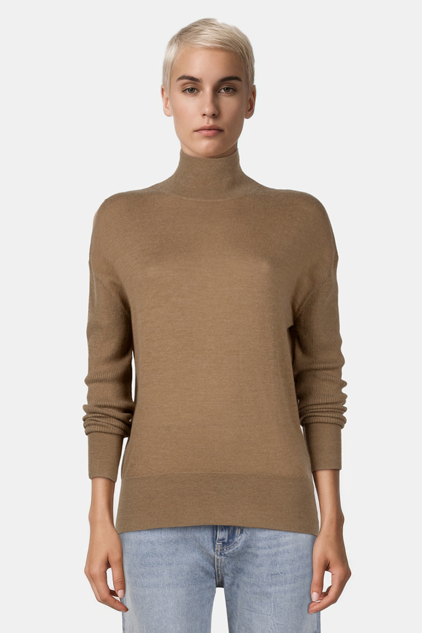 BAZILIS PULLOVER CAPPUCINO 1