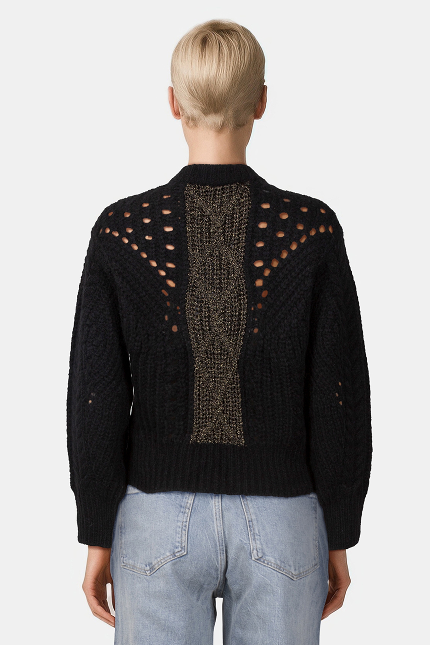 JUDIE PULLOVER BLACK LUREX 2