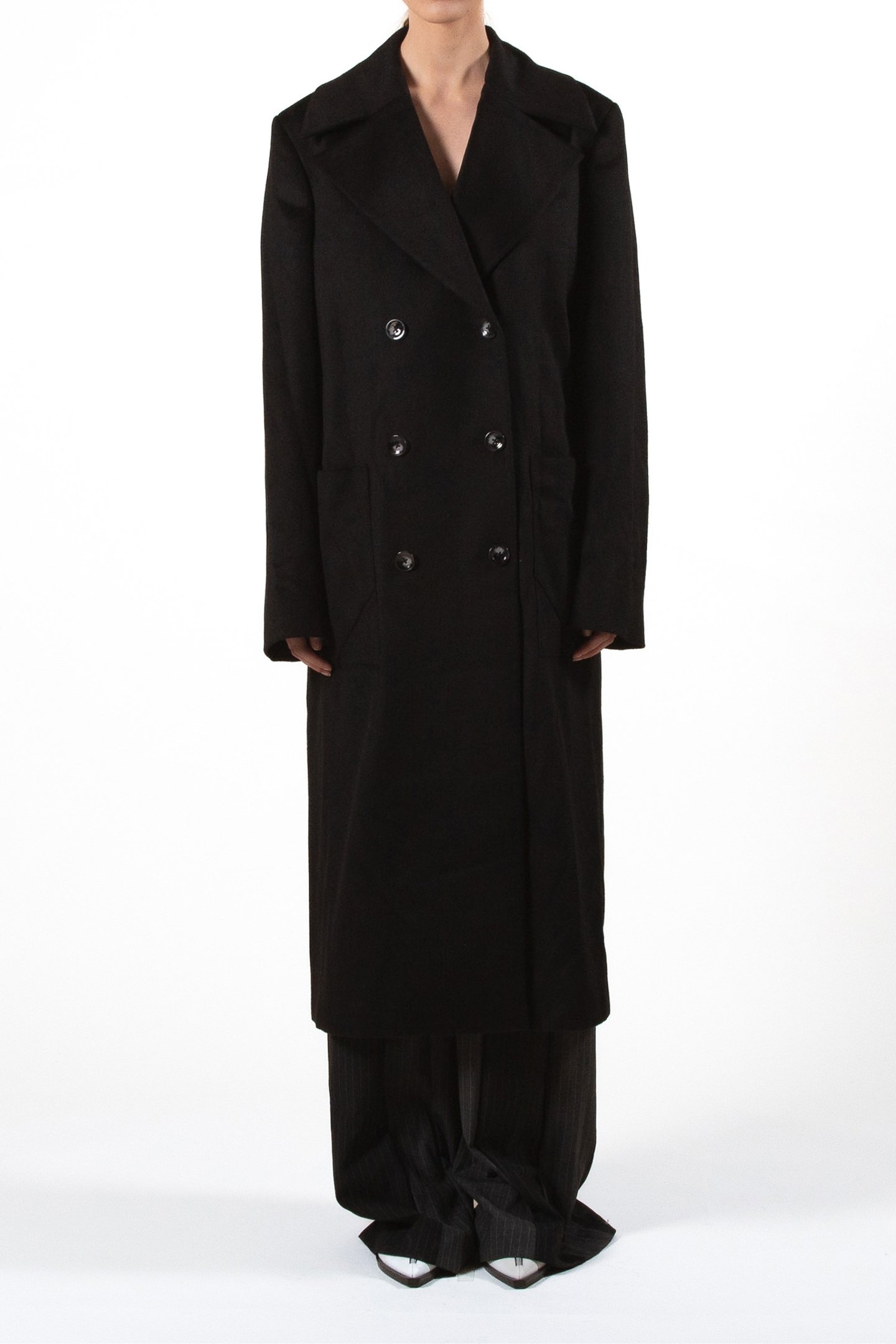 BOYFRIEND WOOL COAT BLACK 1
