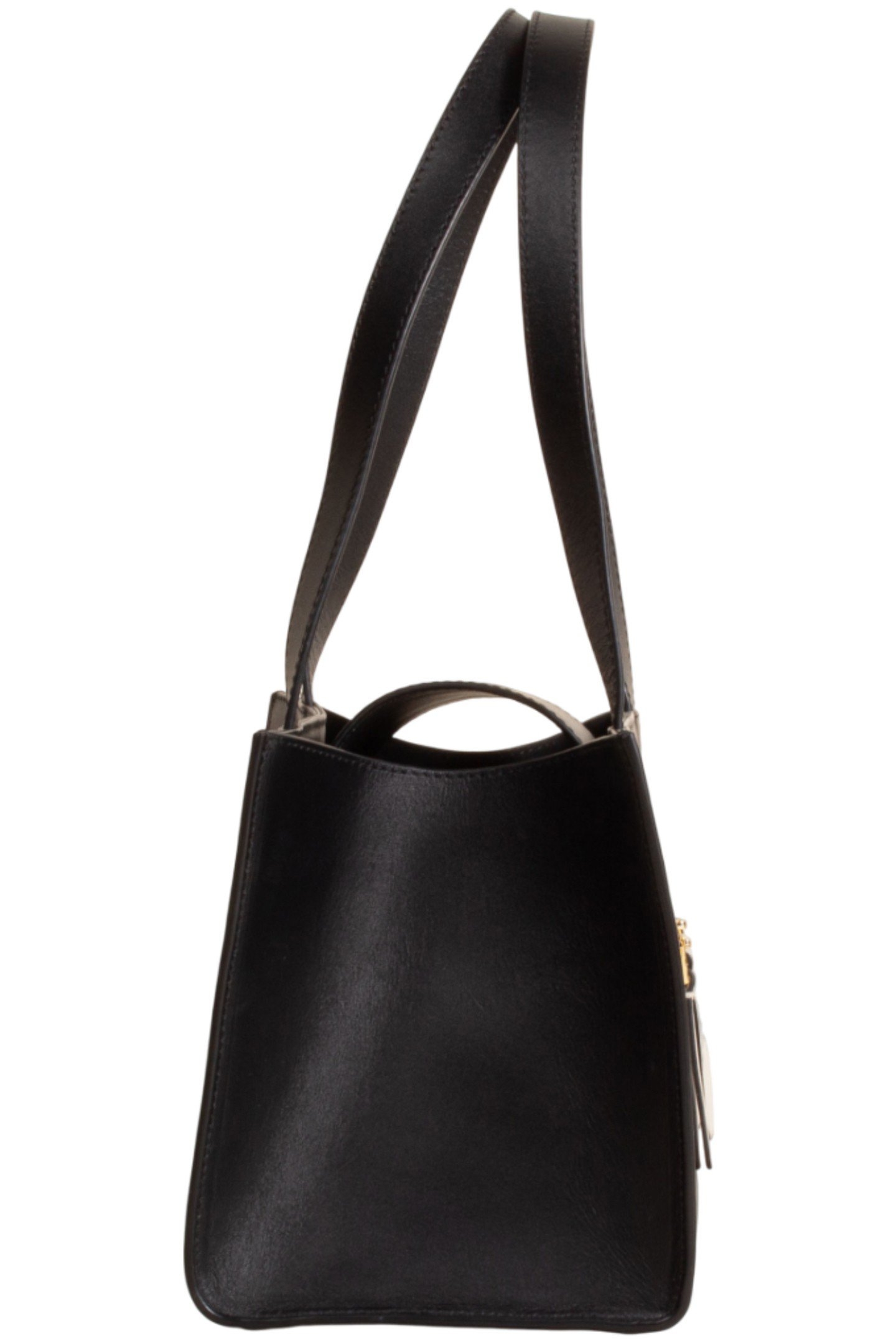 PANDA BAG SMALL LEATHER BLACK/SESAME 3