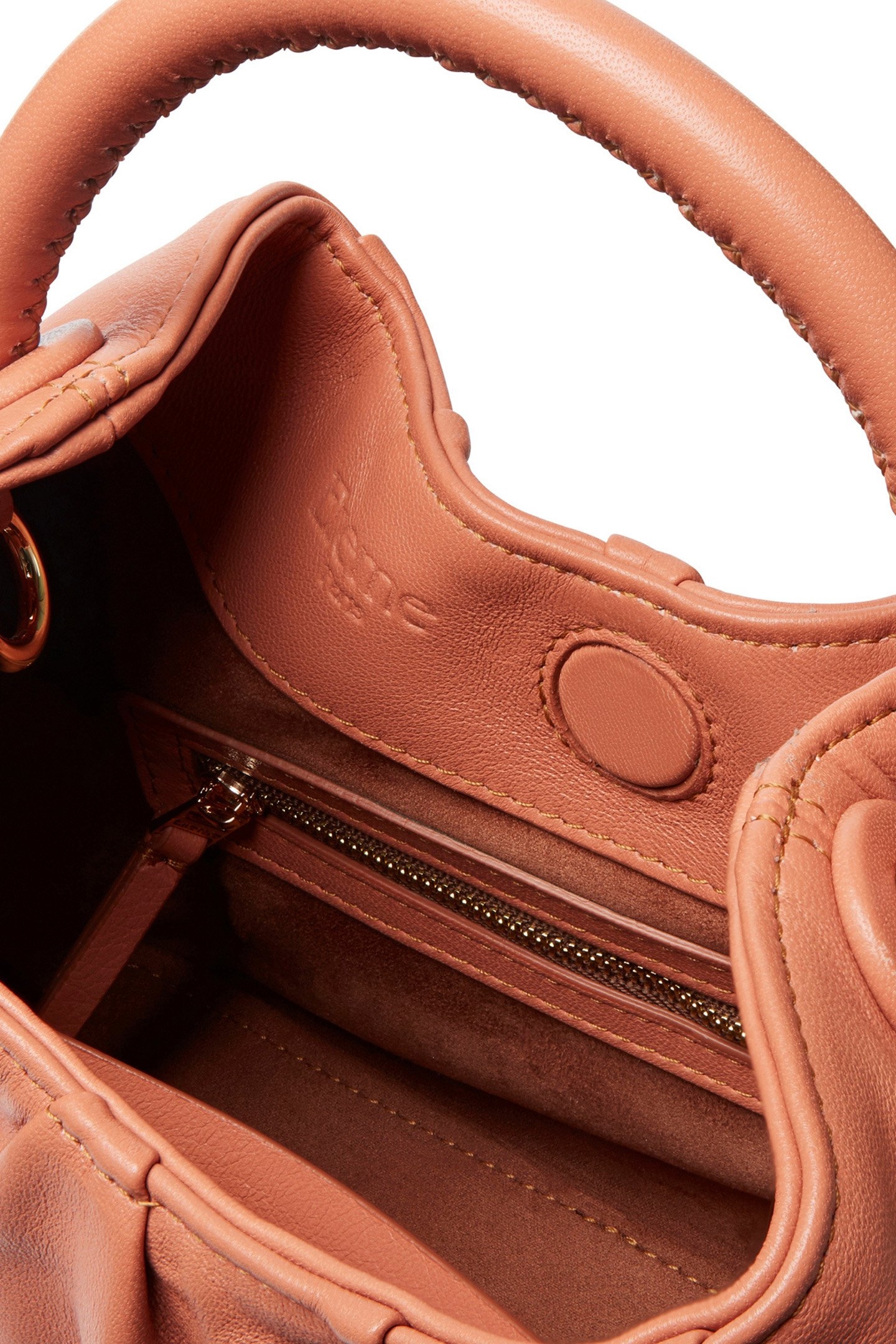 SMALL DUMPLING LEATHER PINK 4