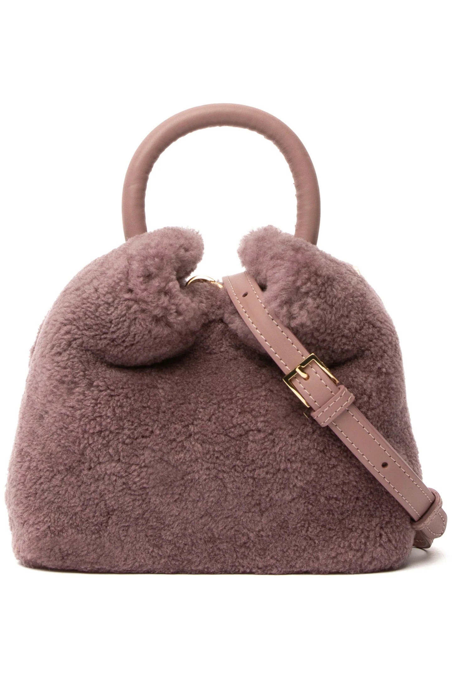 MADELEINE SHEARLING TEDDY MAUVE 2