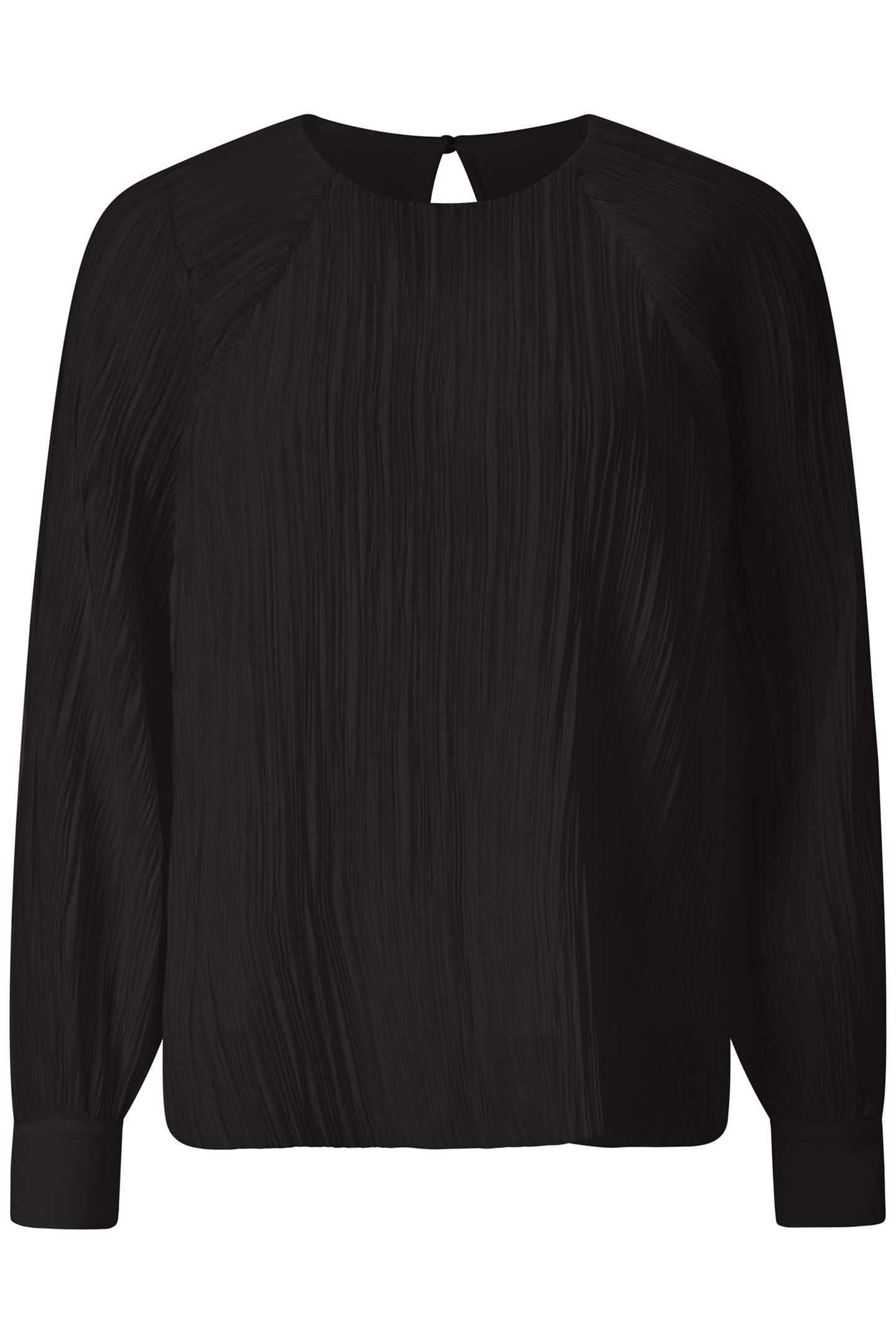 PLISSEE BLOUSE BLACK 4