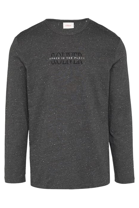 S.OLIVER T-SHIRTS GREY/BLACK 4