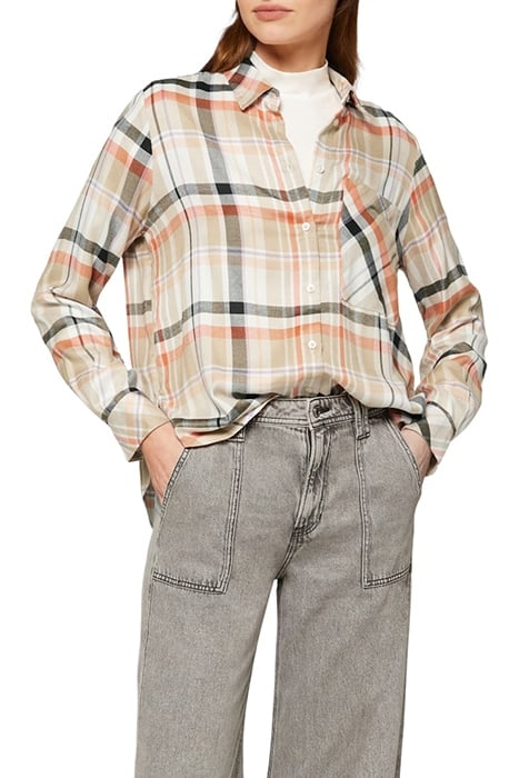 S.OLIVER BLOUSE BROWN BEIGE 1