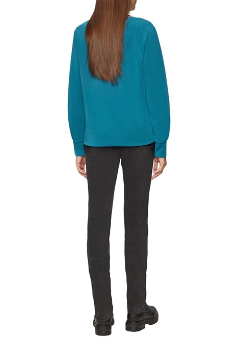 S.OLIVER SWEATSHIRTS BLUE PETROL 2