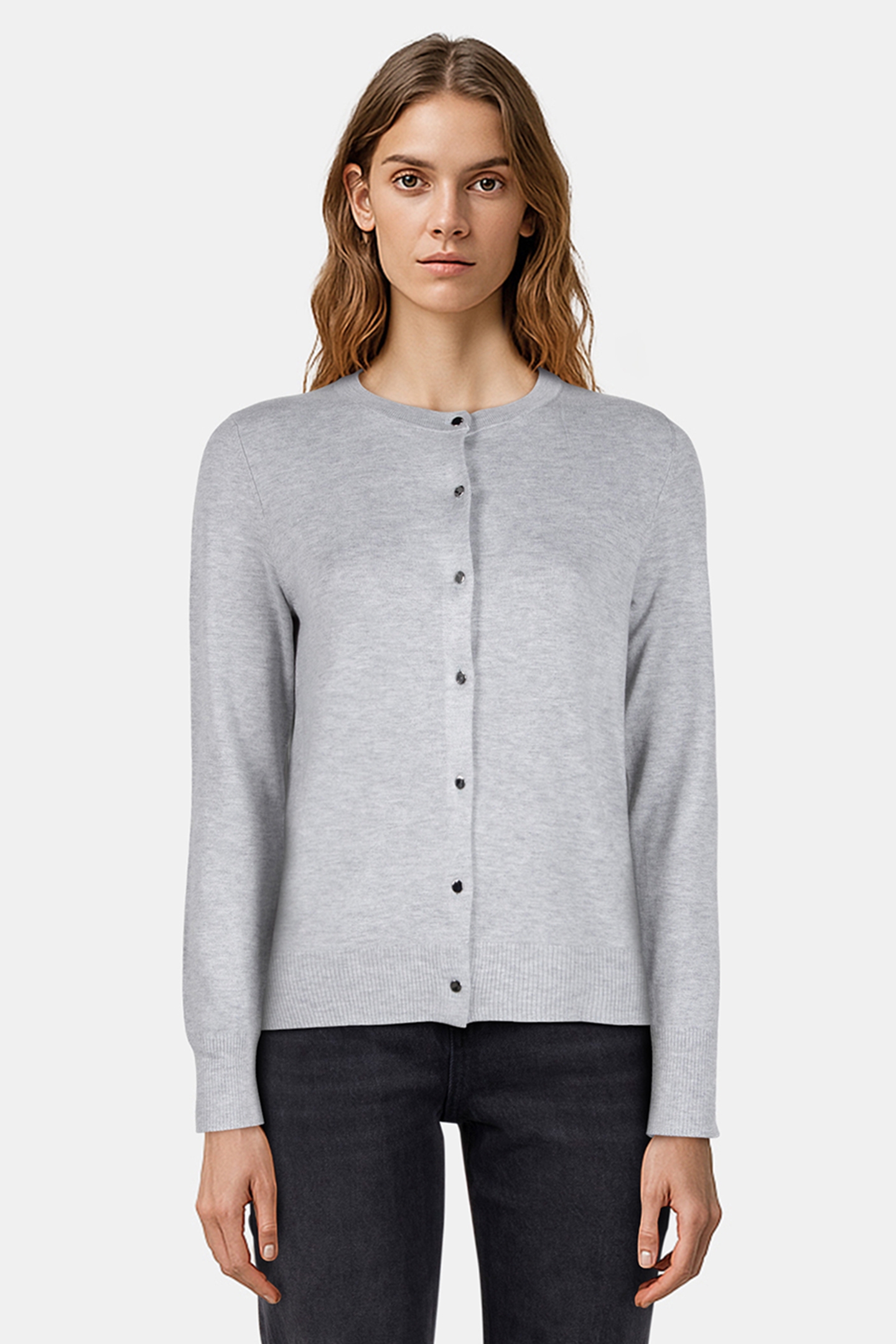 S.OLIVER CARDIGAN LIGHT GREY 1