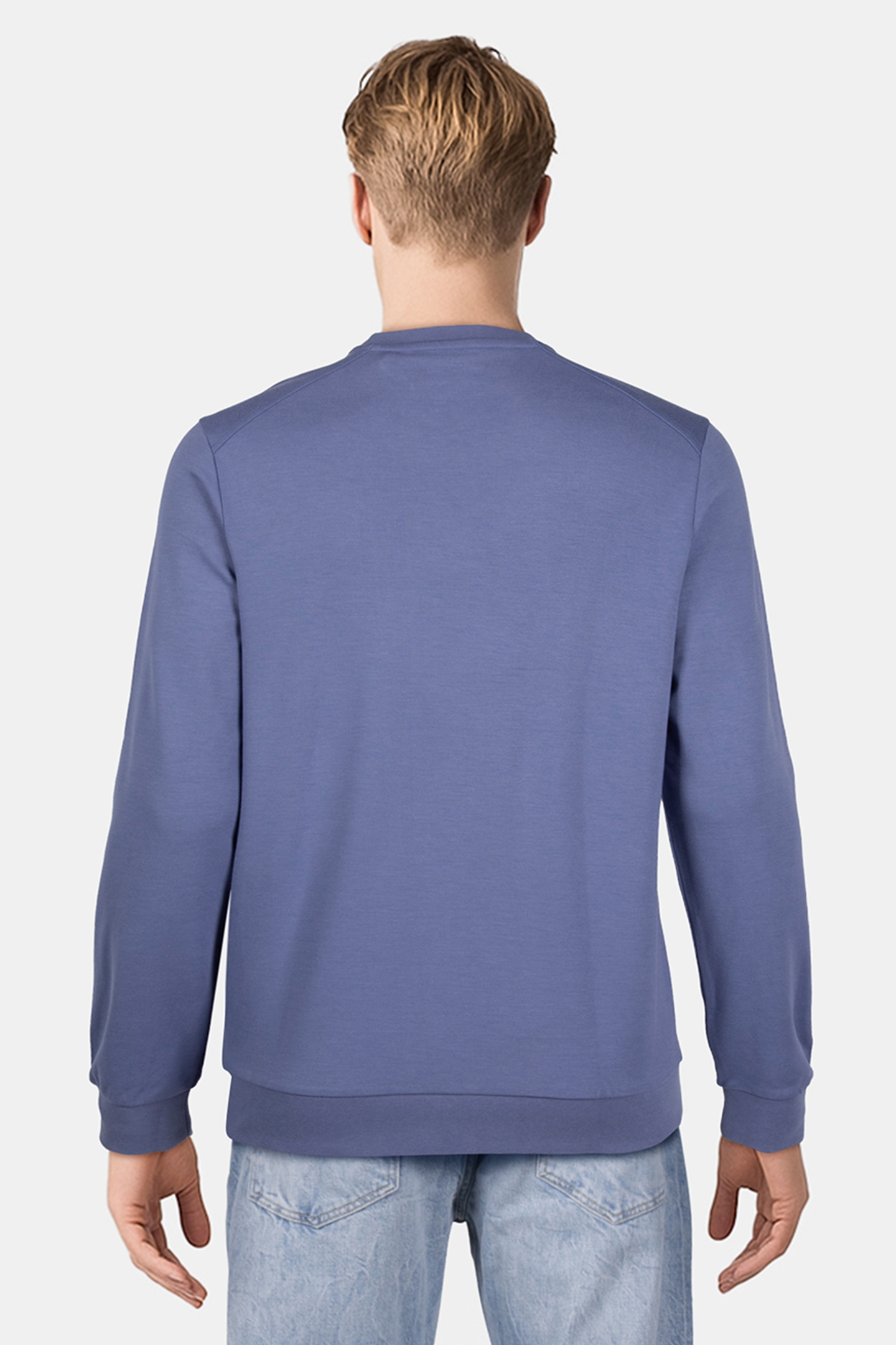 CREW NECK FLY FLEECE EXPLORER BLUE 2