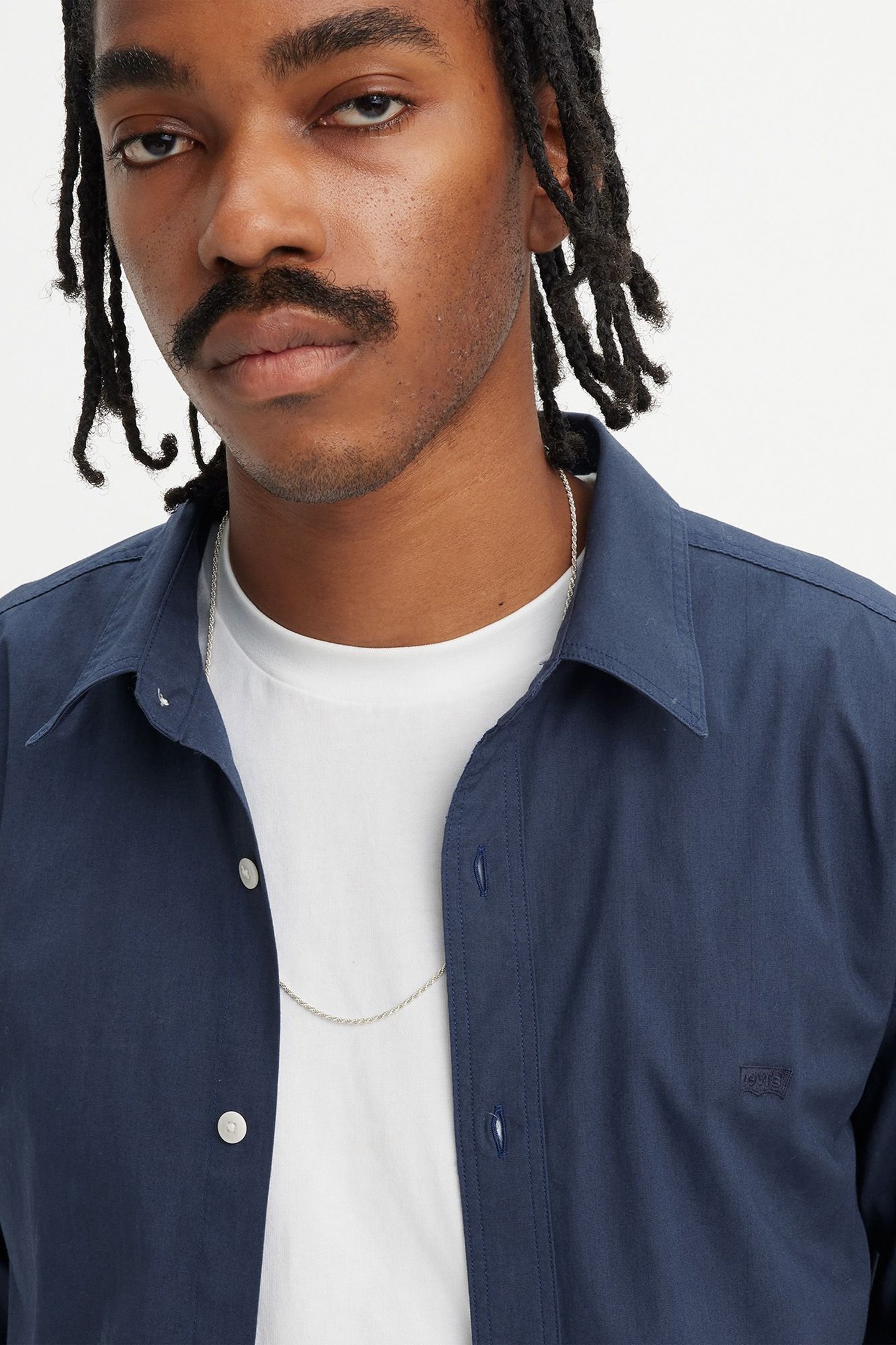 BATTERY HOUSEMARK SLIM FIT SHIRT BLUE 5