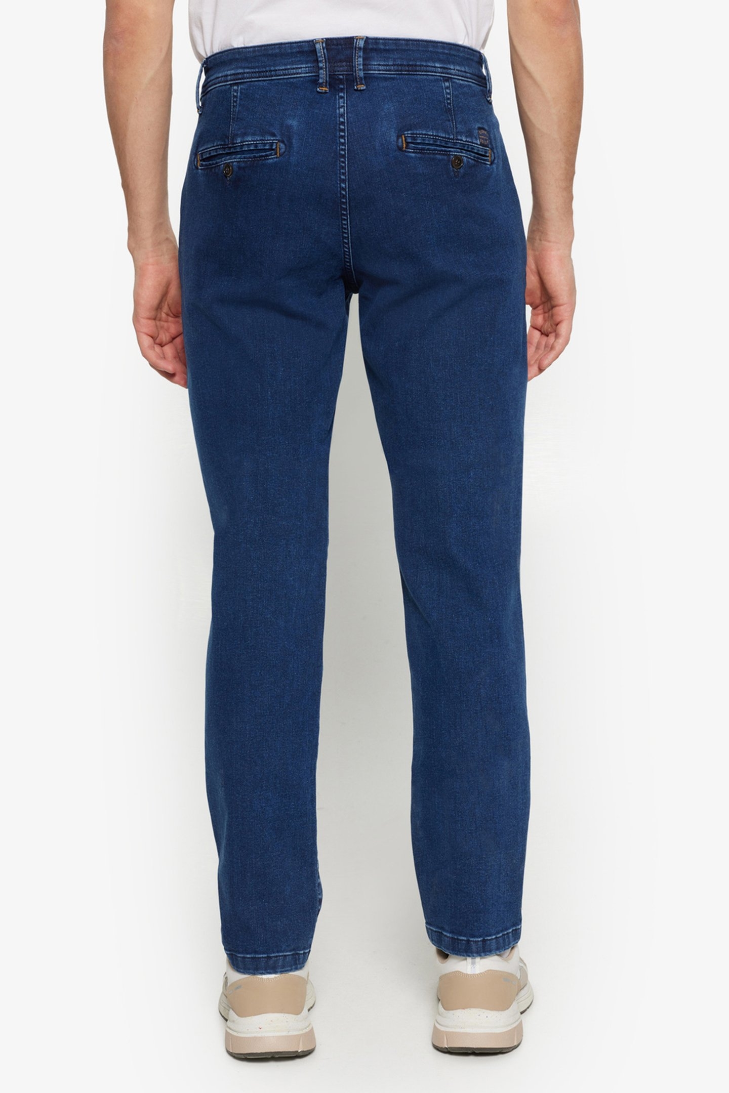 CHILLSI DENIM CHINO PANTS BRIGHT BLUE DENIM 2