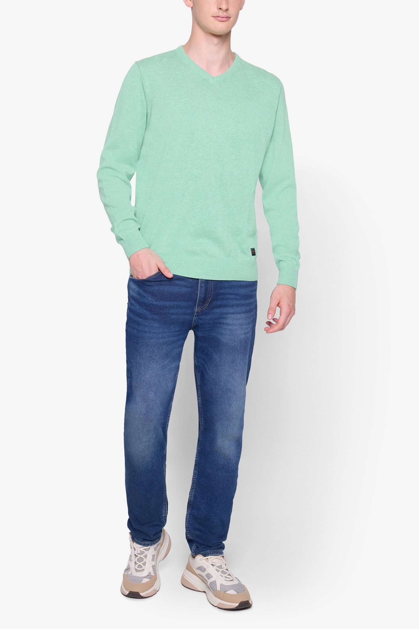 VERNSI V + KNIT DUSTY JADE MEL 3