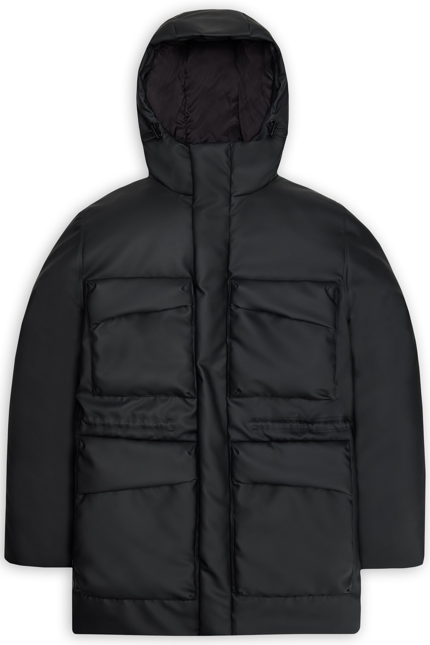 UNISEX ASKIM LONG INSULATED CARGO JACKET W3T4 BLACK 2