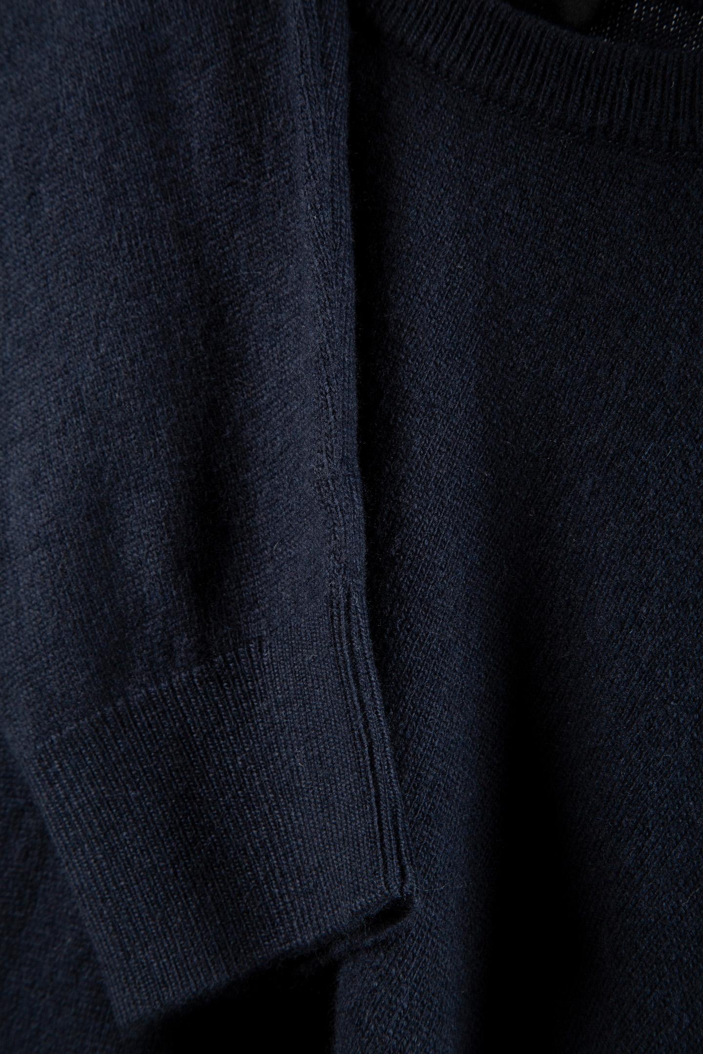CASHMERE BLEND CN SW NAVY SEA 5