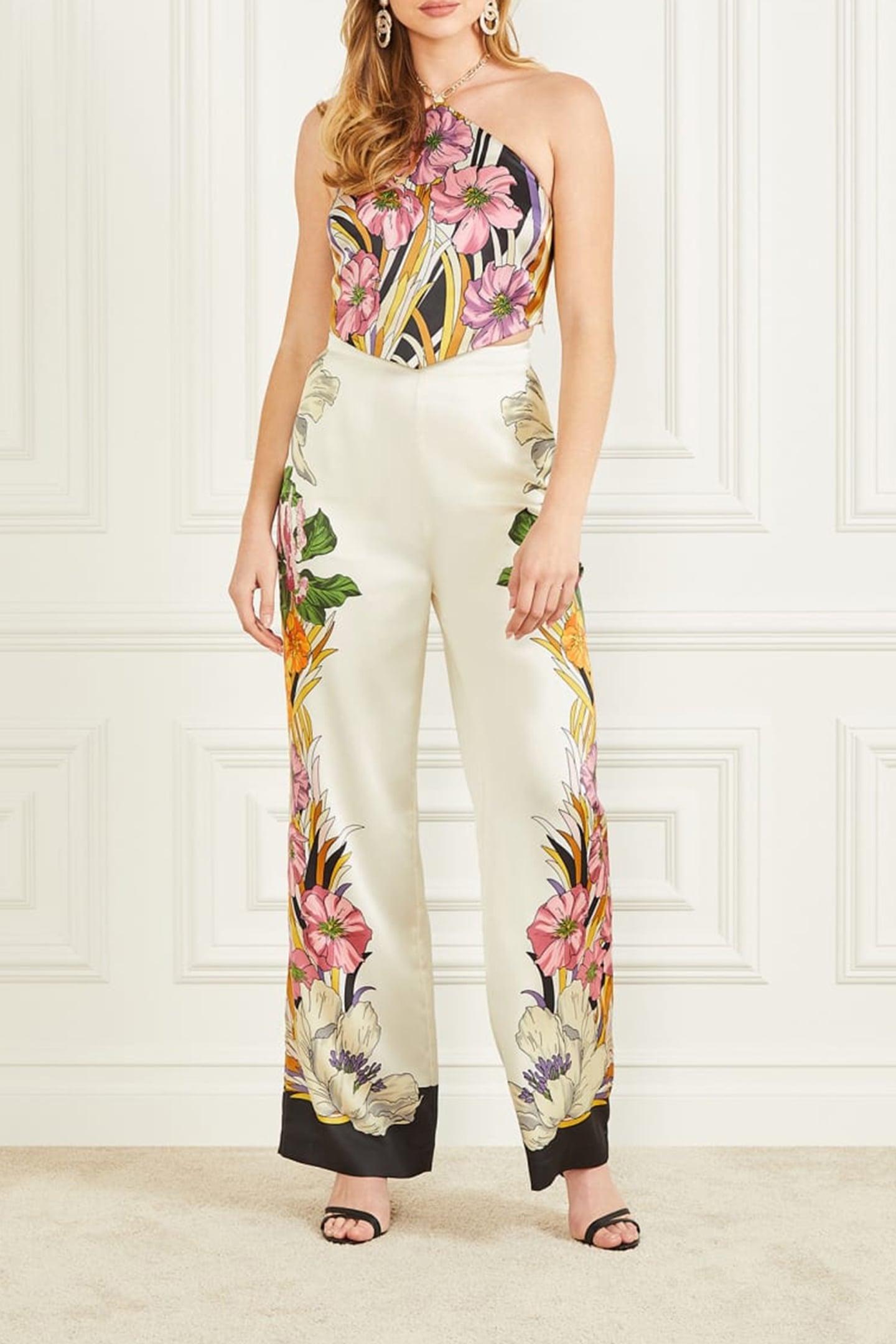 MARCIANO BY GUESS MORNING GLORY SCARF TOP MORNING GLORY 3