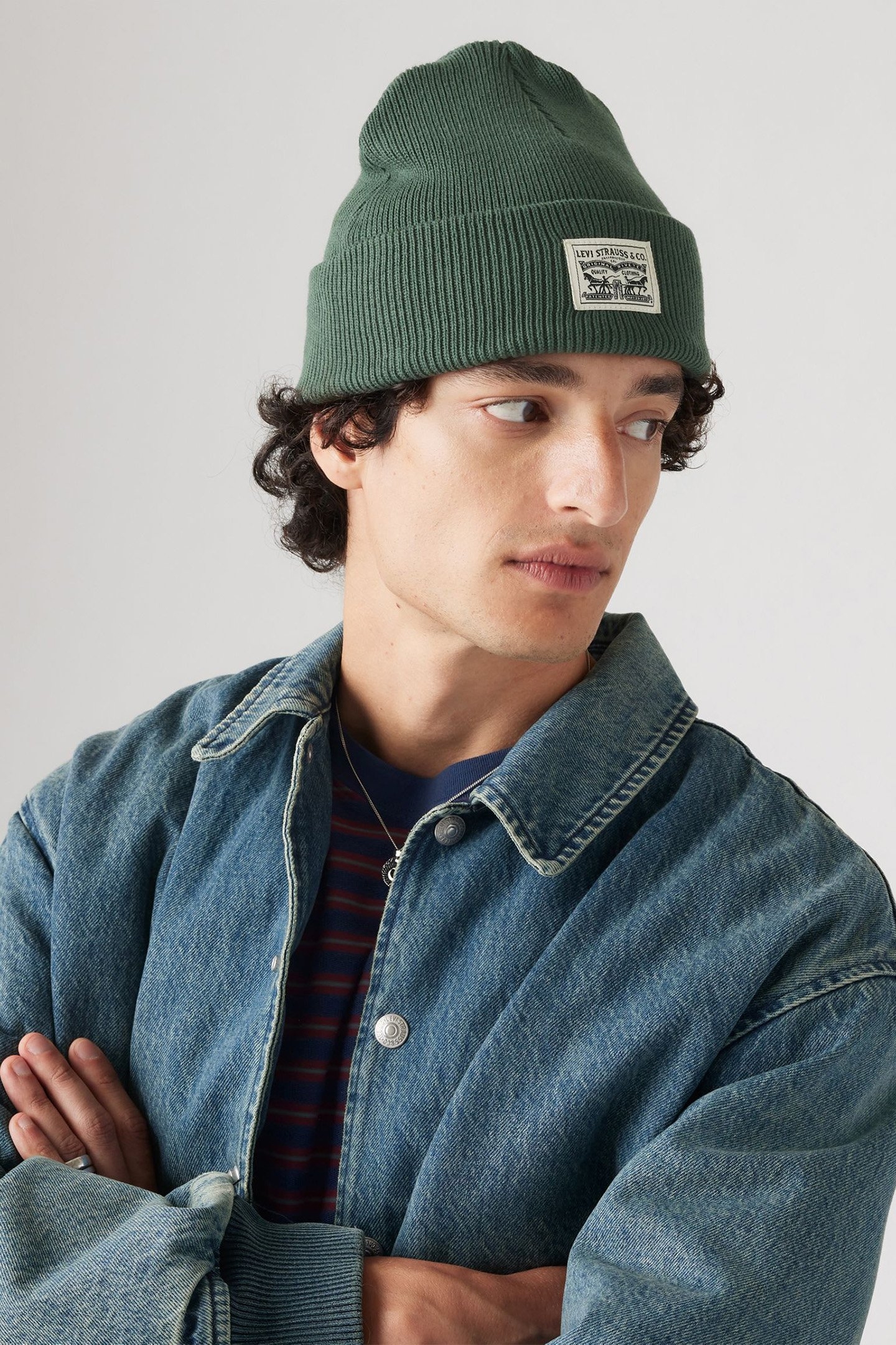 BACKPATCH BEANIE GREEN 2