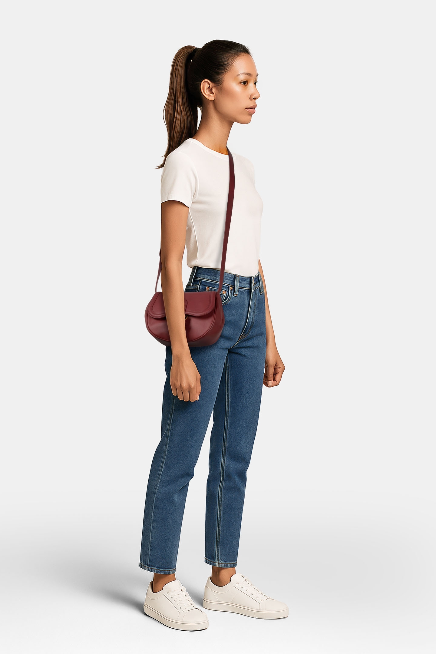 CROSS BODY BAG IN SMOOTH LEATHER 1