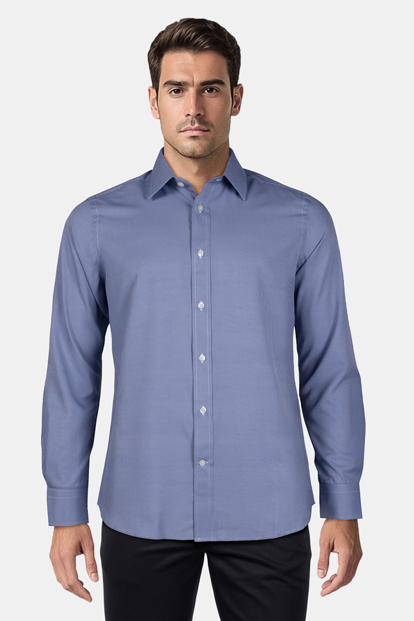 4 WAY STRETCHDRESS SHIRT NAVY 1