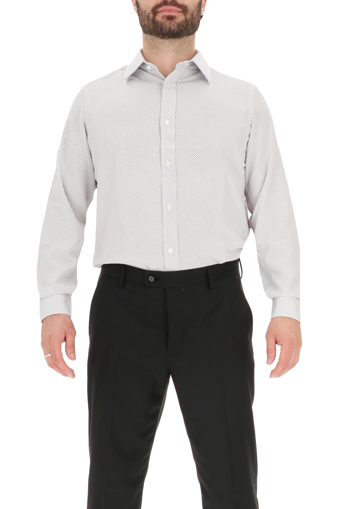 4 WAY STRETCHDRESS SHIRT BLACK 1