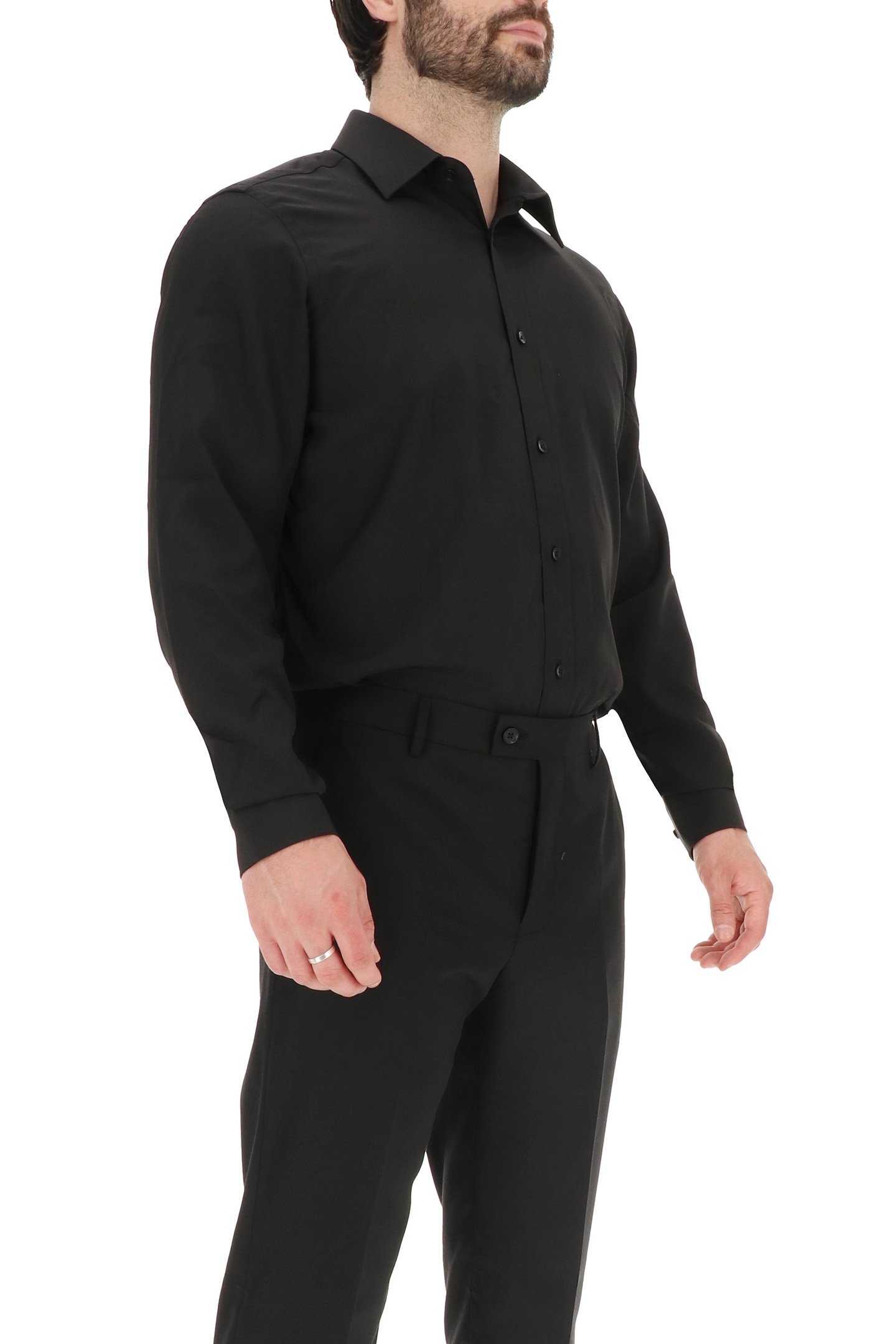 4 WAY STRETCHDRESS SHIRT BLACK 3