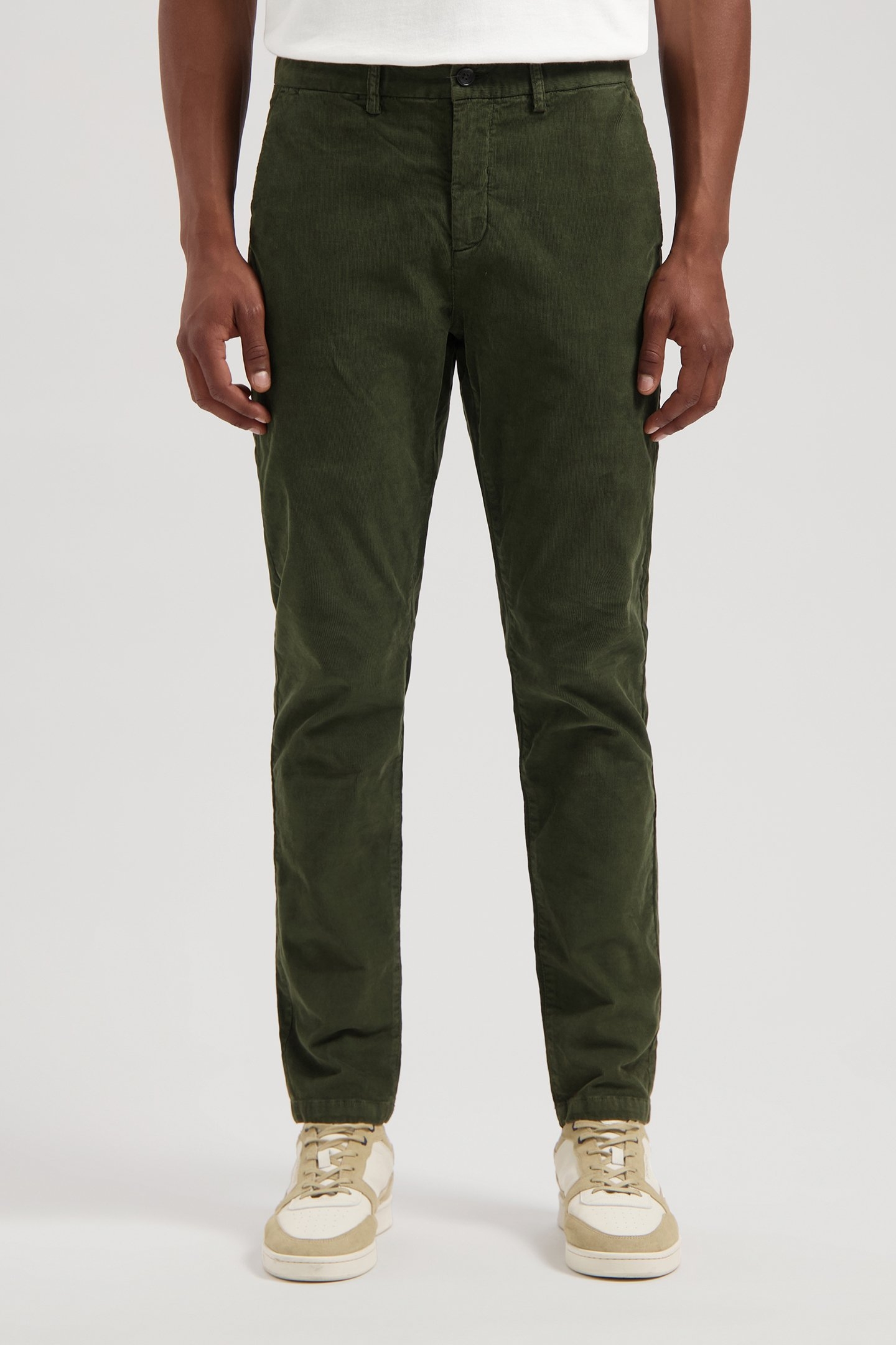 DS_LANCASTER RIBCORD CHINO OLIVE NIGHT 1