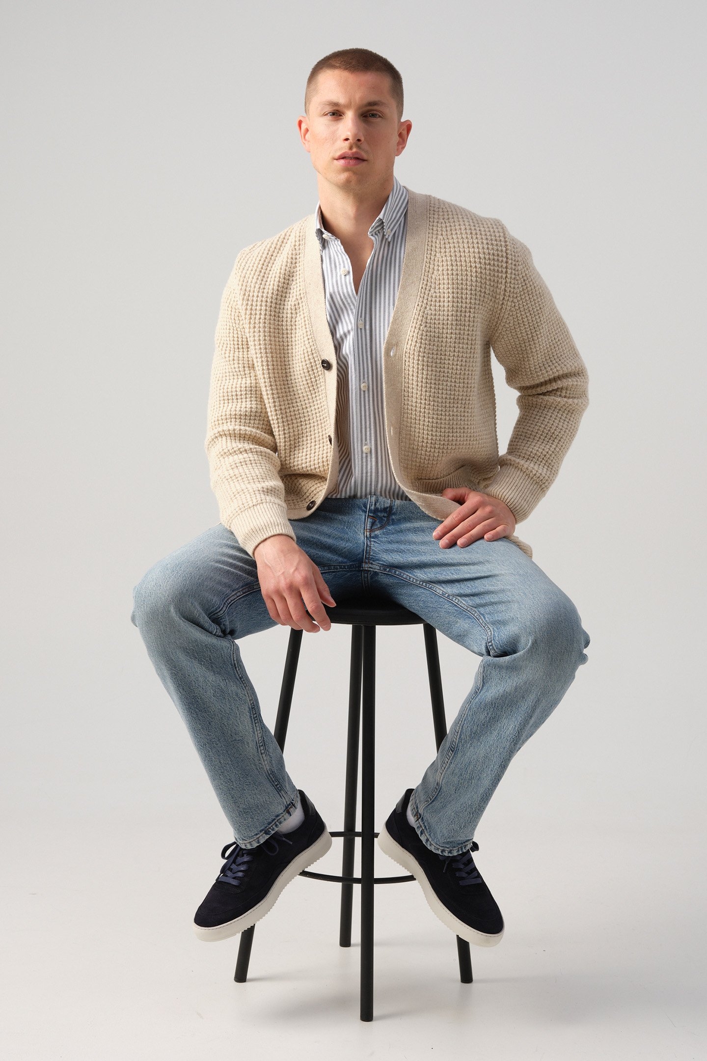 J.C. RAGS RYKER VEST BLEACHED SAND 3