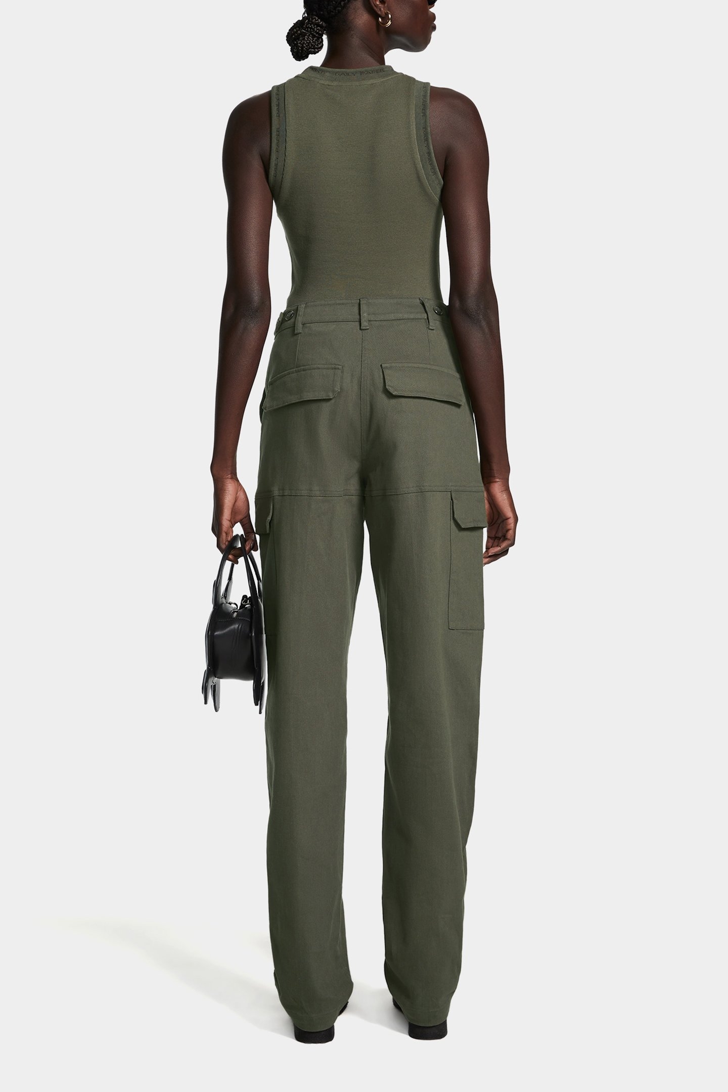 EZEA WOMEN CARGO PANTS CHIMERA GREEN 2